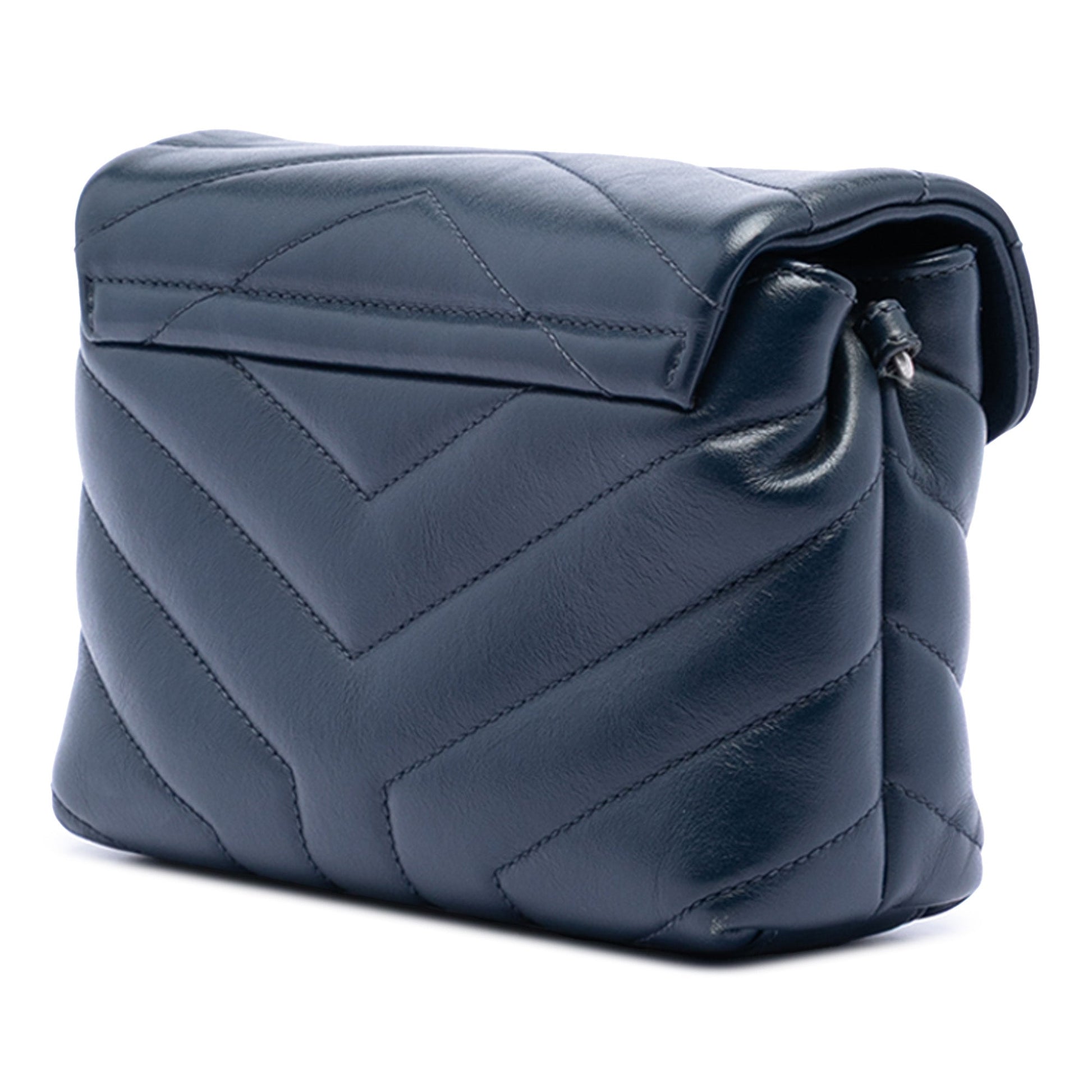 Saint Laurent Toy Matelasse Calfskin Monogram LouLou Crossbody