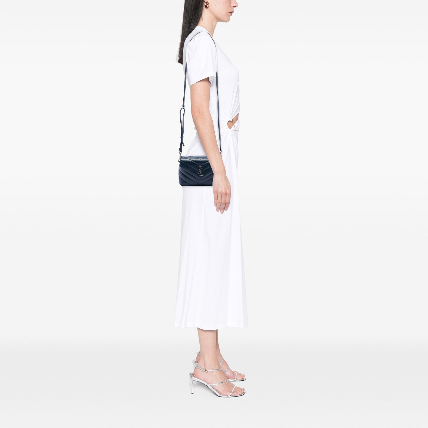 Saint Laurent Toy Matelasse Calfskin Monogram LouLou Crossbody