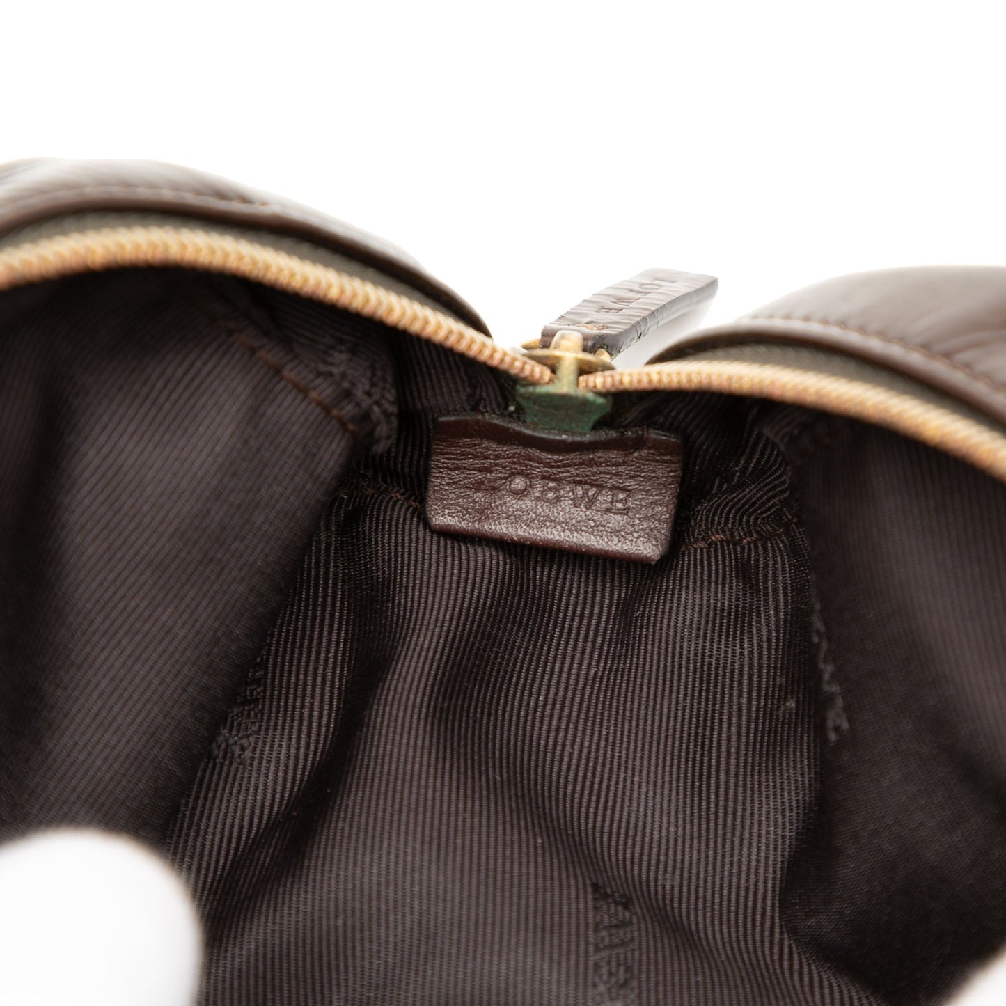 LOEWE Micro Patent Amazona Satchel