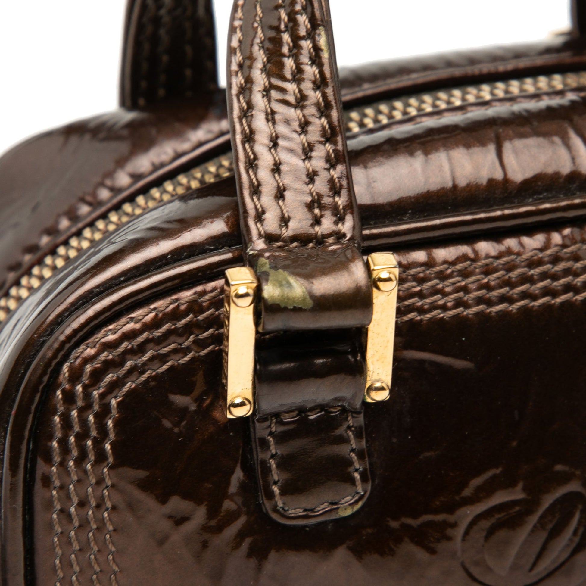 LOEWE Micro Patent Amazona Satchel