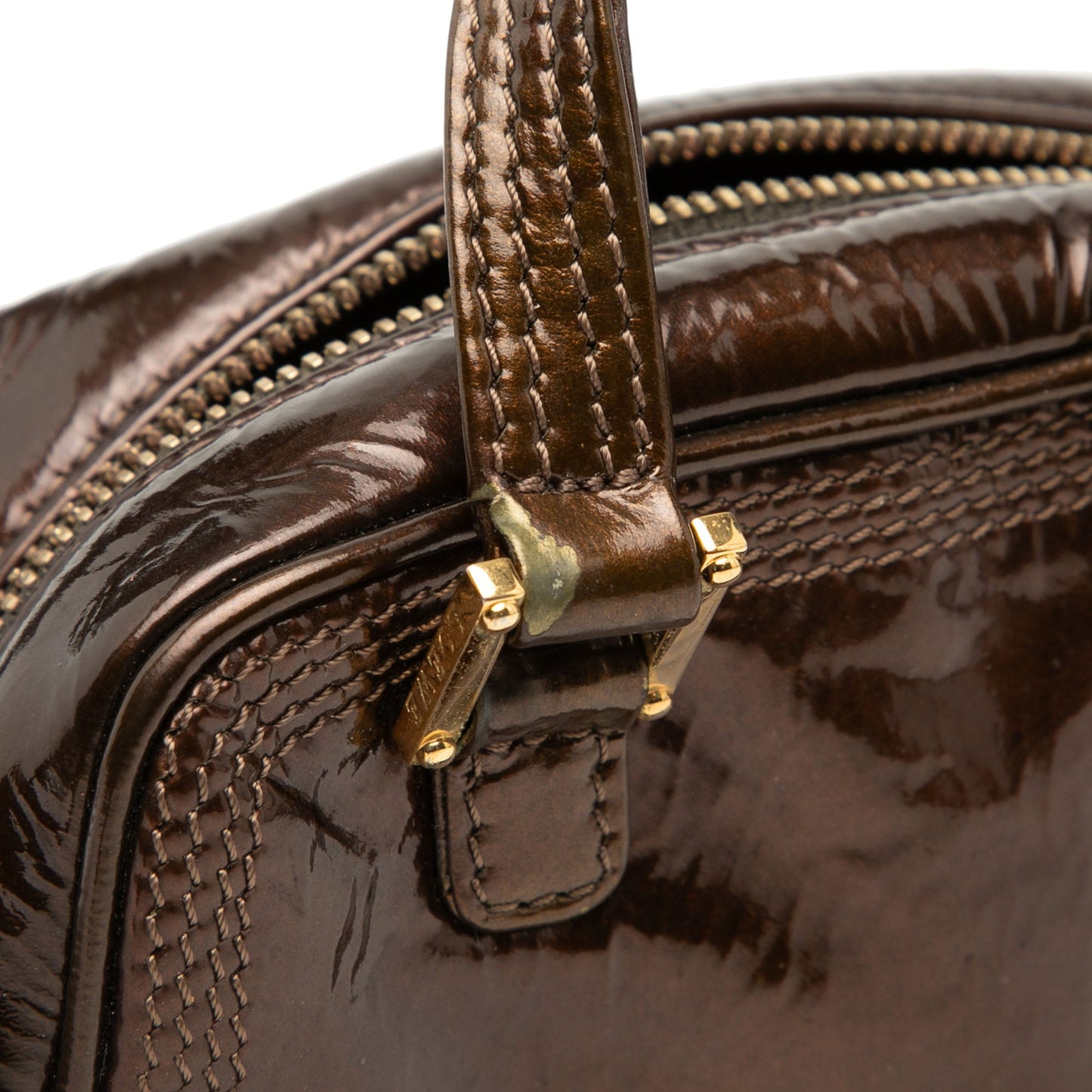 LOEWE Micro Patent Amazona Satchel