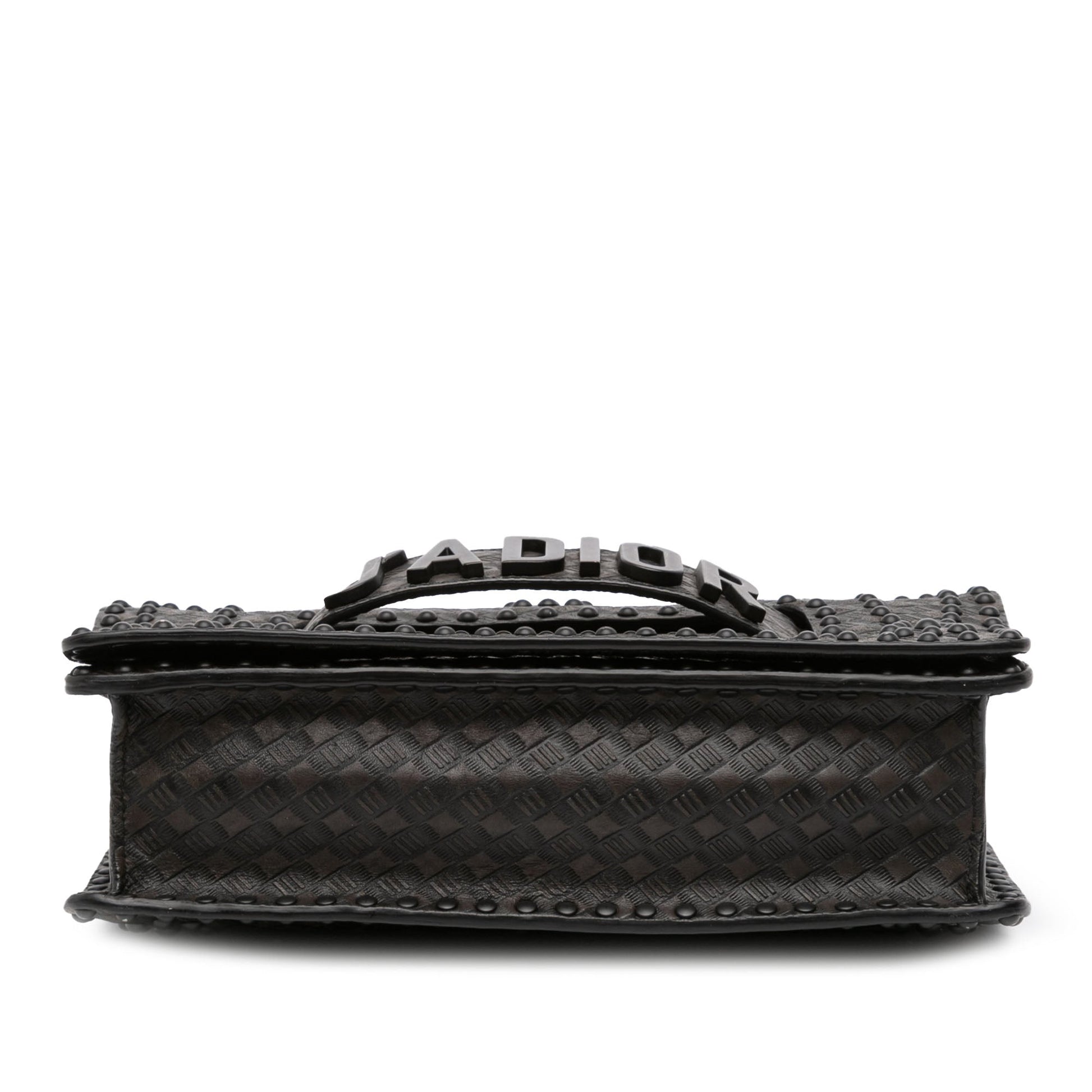 Dior Medium Embossed Calfskin Studded JAdior Chain Flap