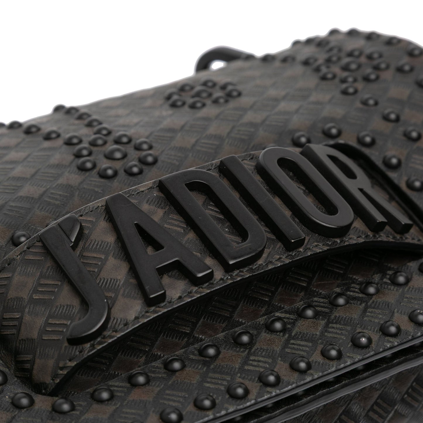 Dior Medium Embossed Calfskin Studded JAdior Chain Flap