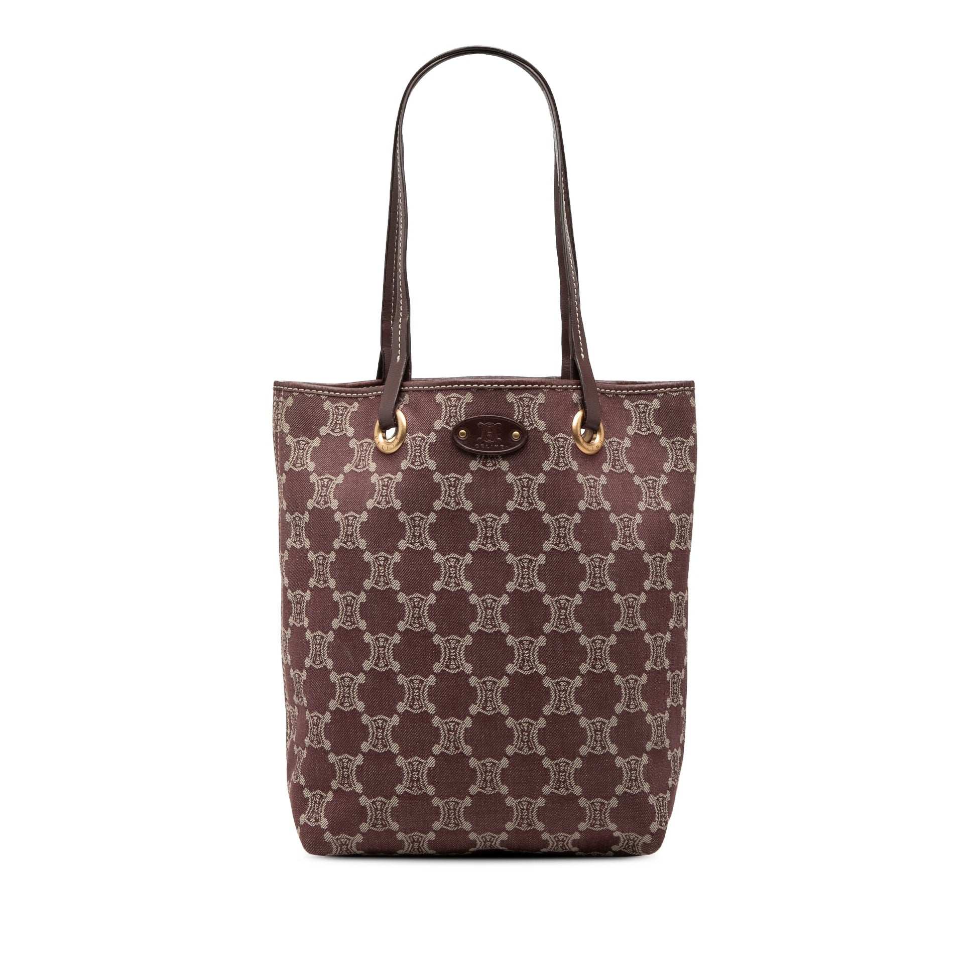 Celine Macadam Denim Tote