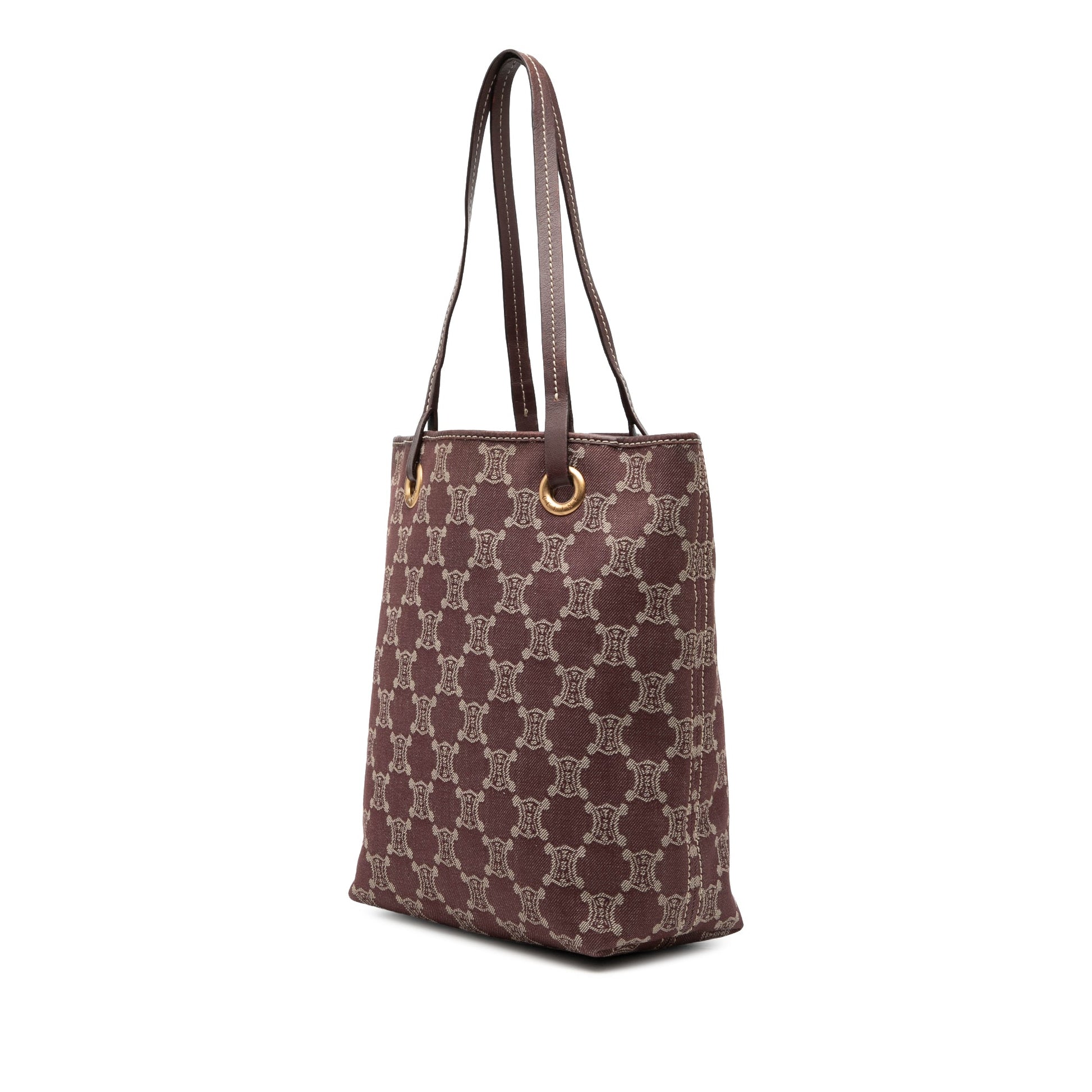 Celine Macadam Denim Tote