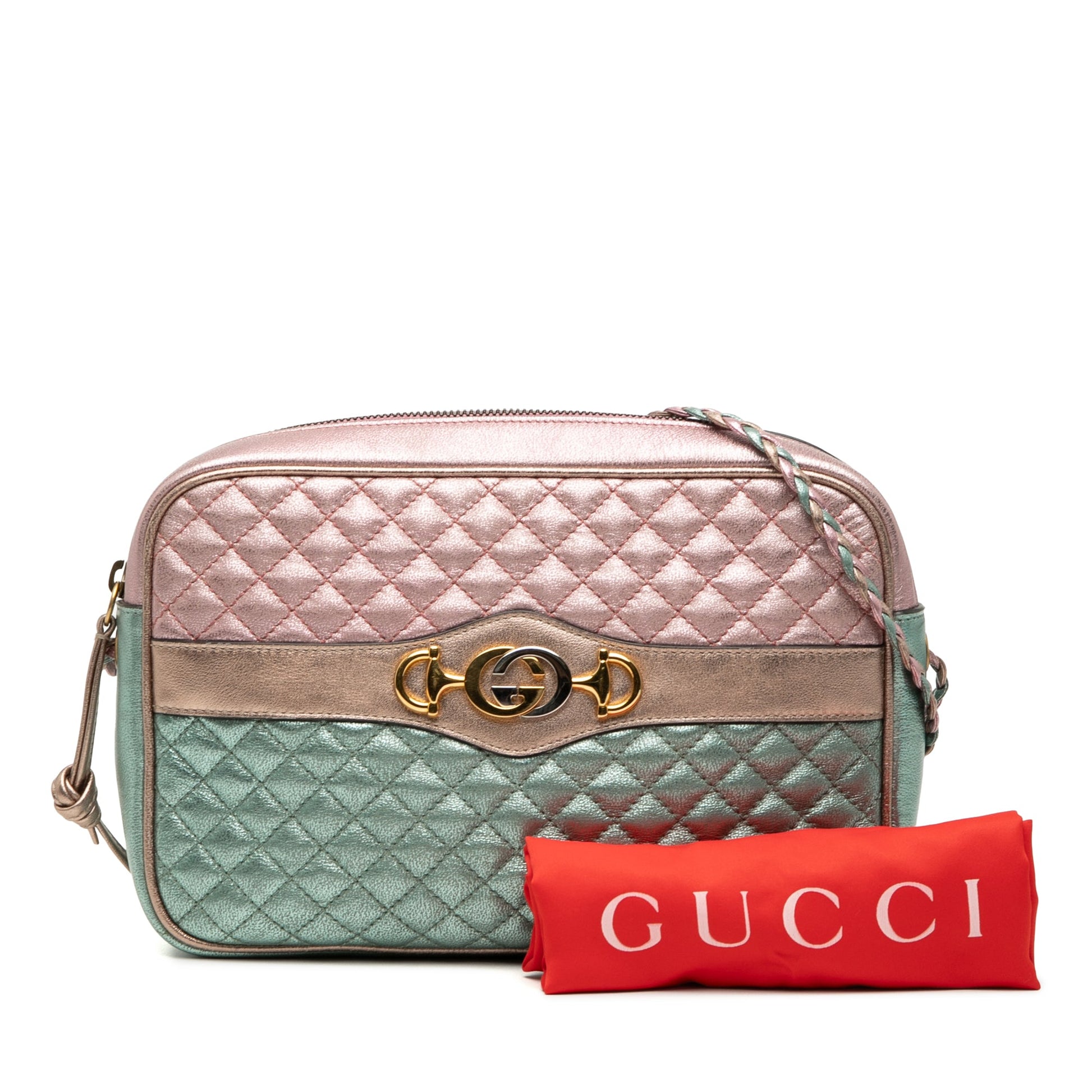 Gucci Laminated Nappa Trapuntata Crossbody