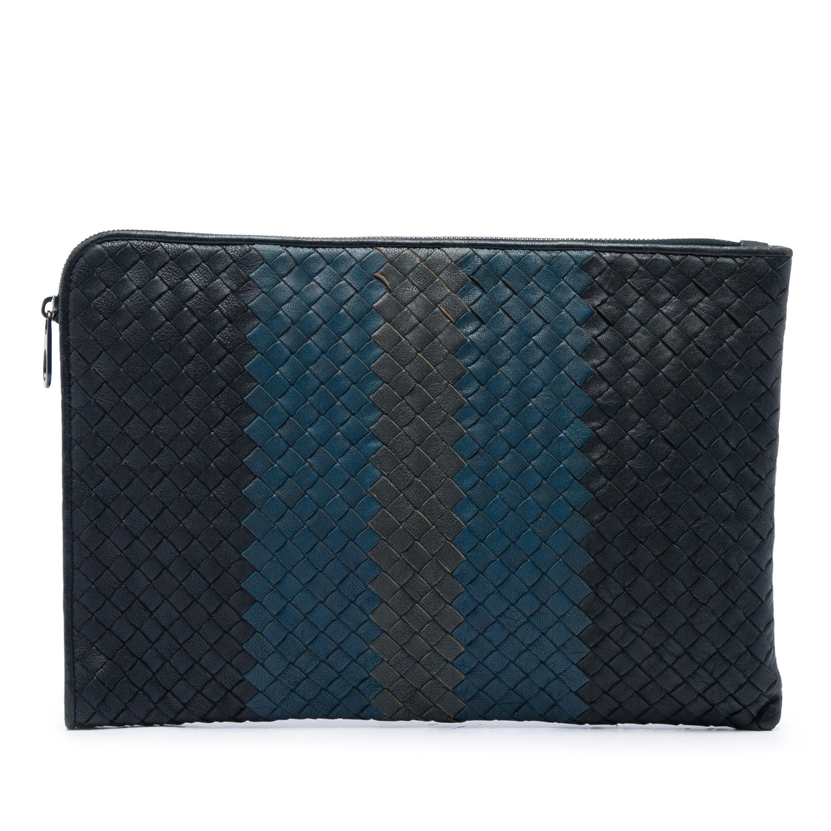 Bottega Veneta Tricolor Nappa Intrecciato Clutch