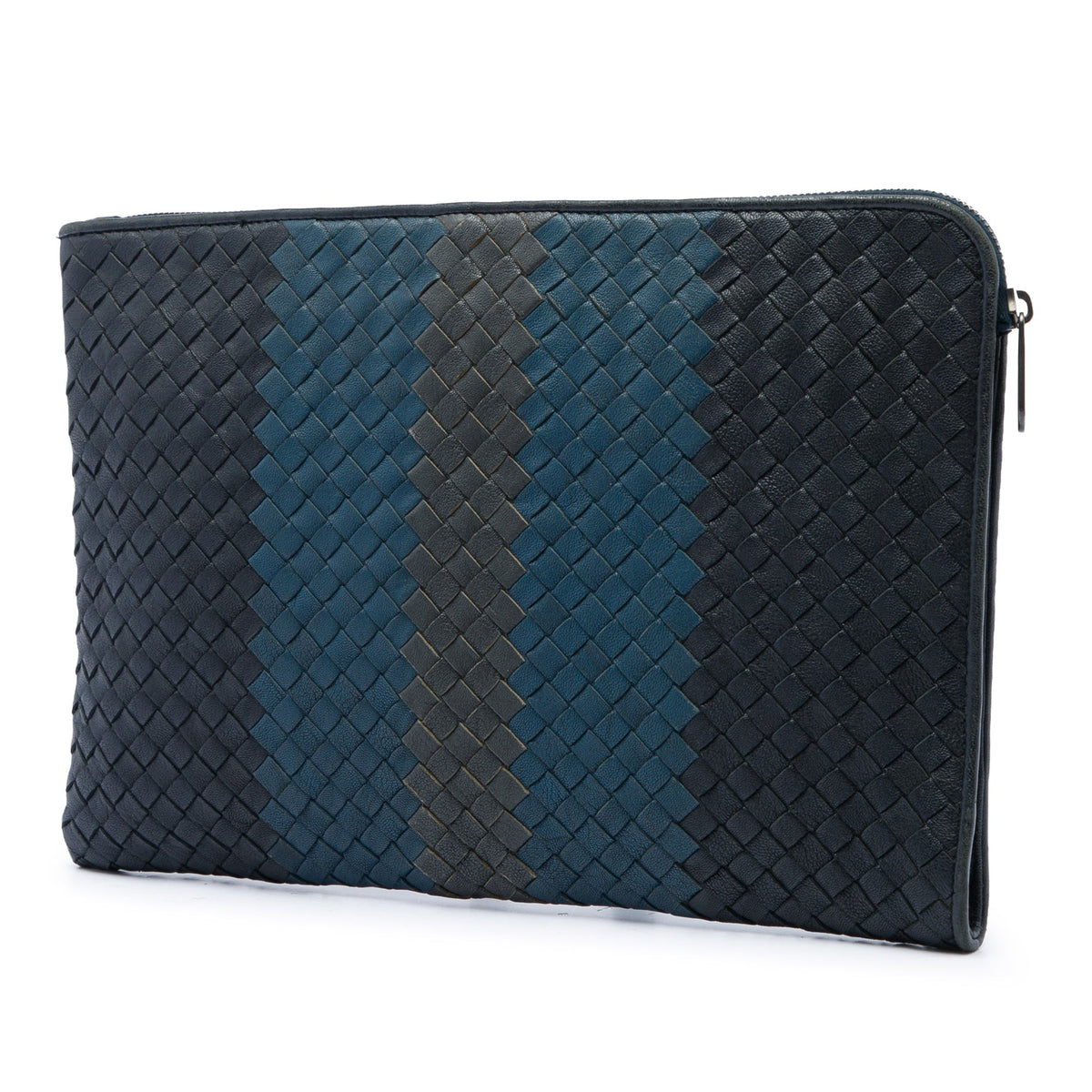 Bottega Veneta Tricolor Nappa Intrecciato Clutch