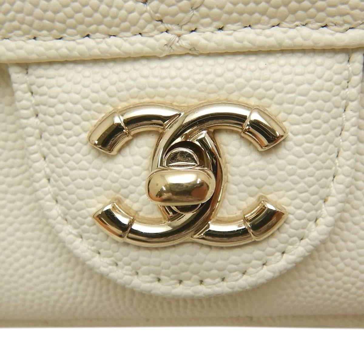 Chanel CC Quilted Caviar Day Camera Bag