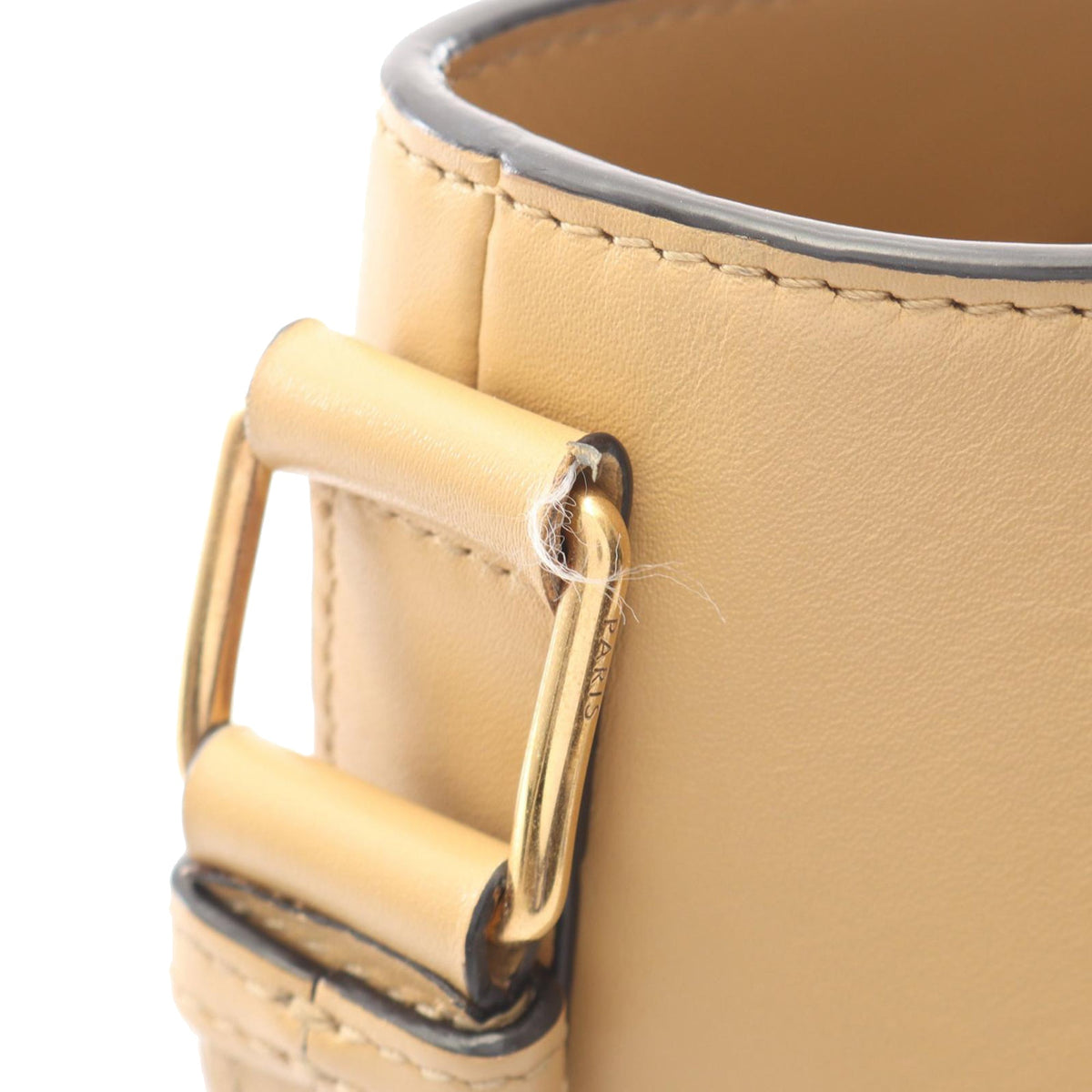 Celine Leather Maillon Triomphe Bucket Bag
