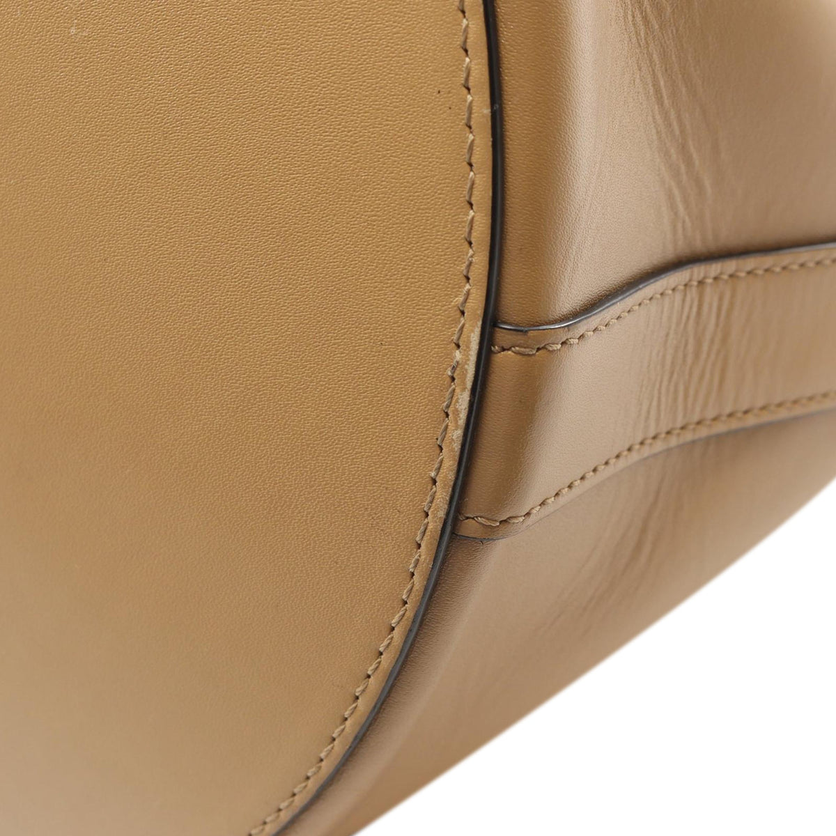 Celine Leather Maillon Triomphe Bucket Bag
