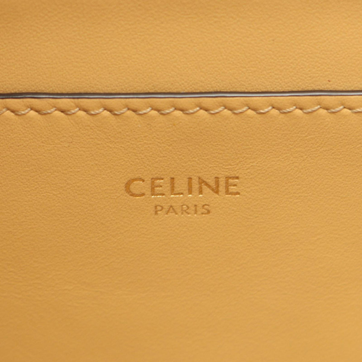 Celine Leather Maillon Triomphe Bucket Bag