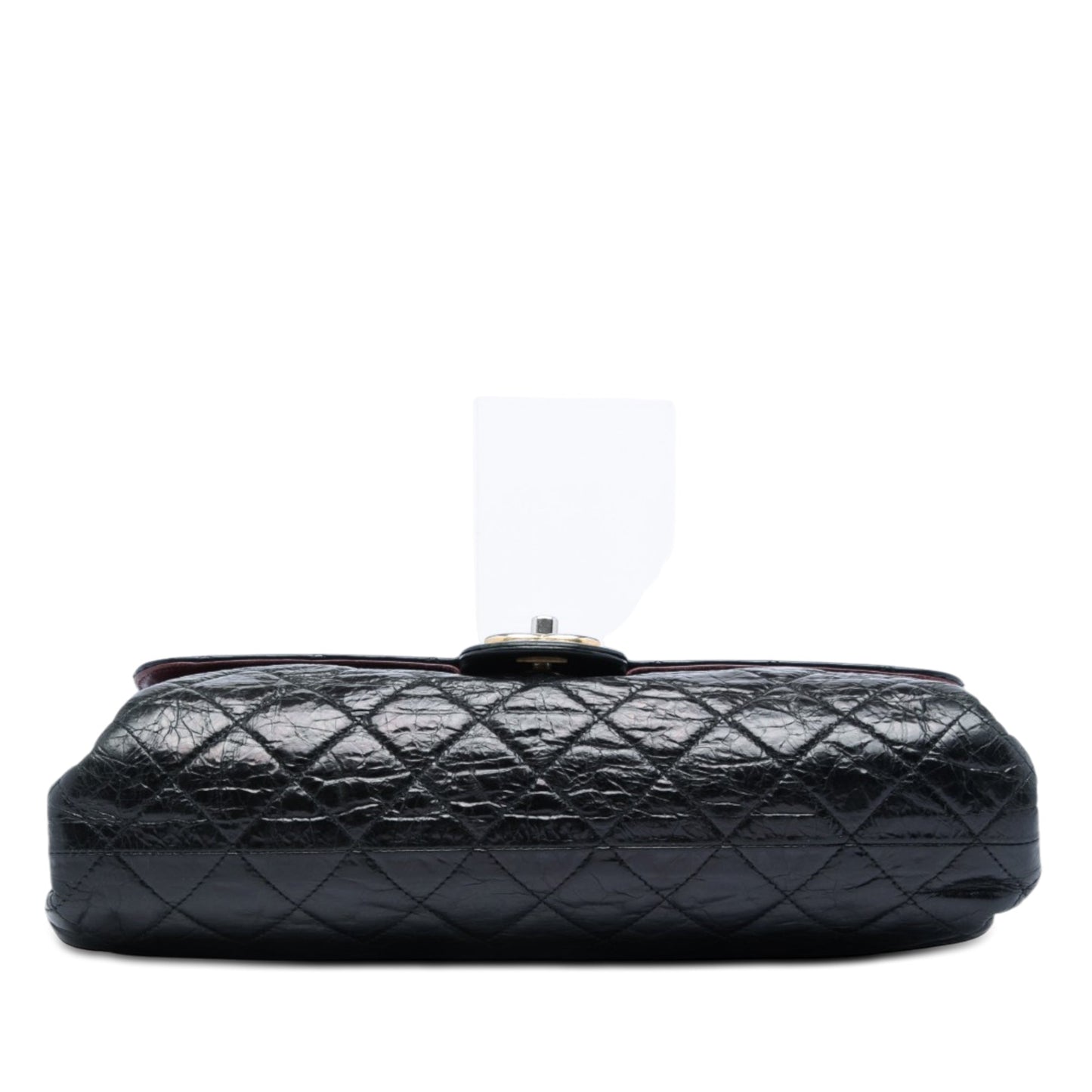 Chanel Jumbo CC Quilted Crumpled Calfskin Straight Flap