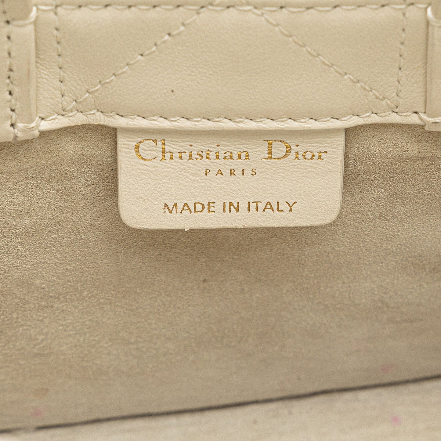 Dior Mini Calfskin Macrocannage Book Tote