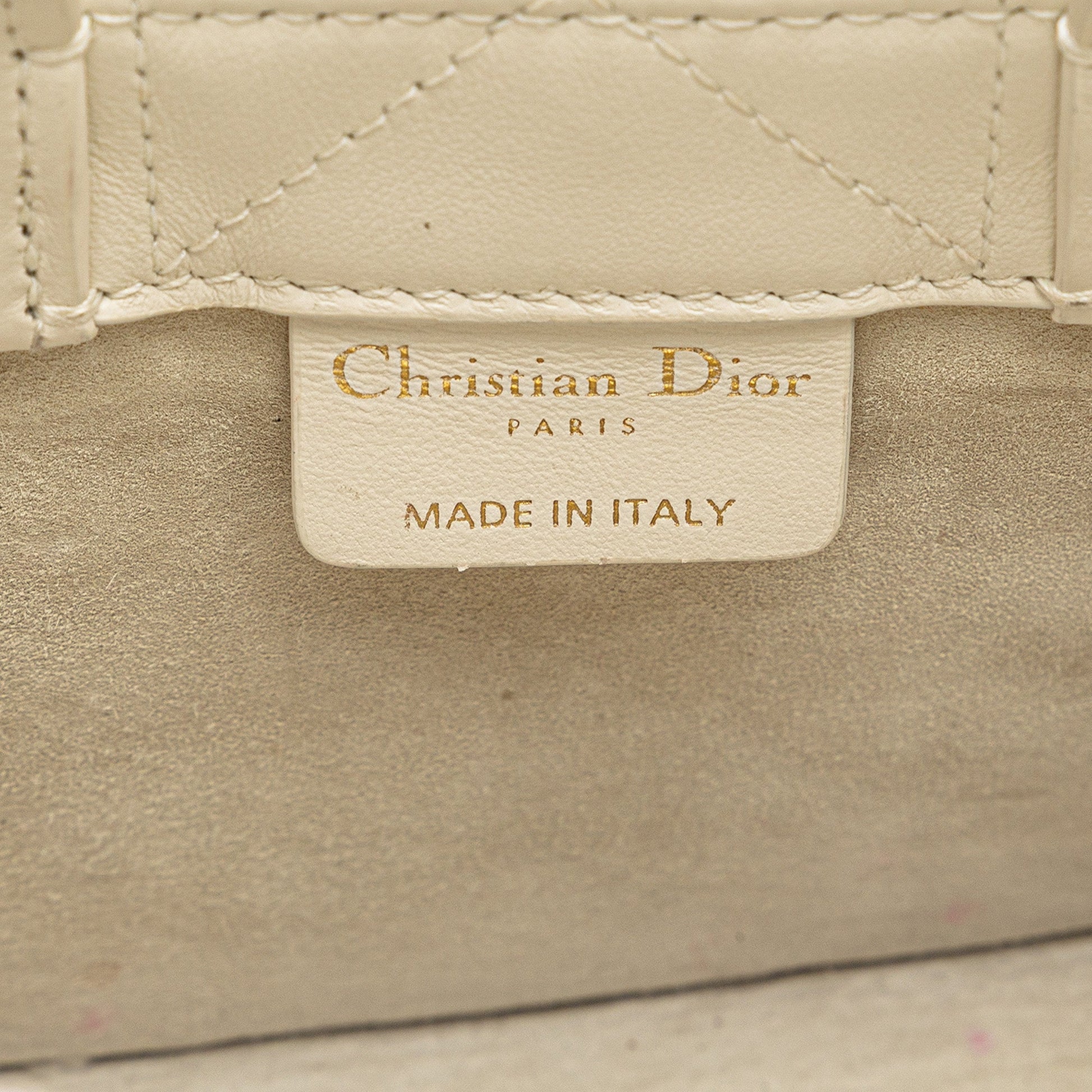 Dior Mini Calfskin Macrocannage Book Tote