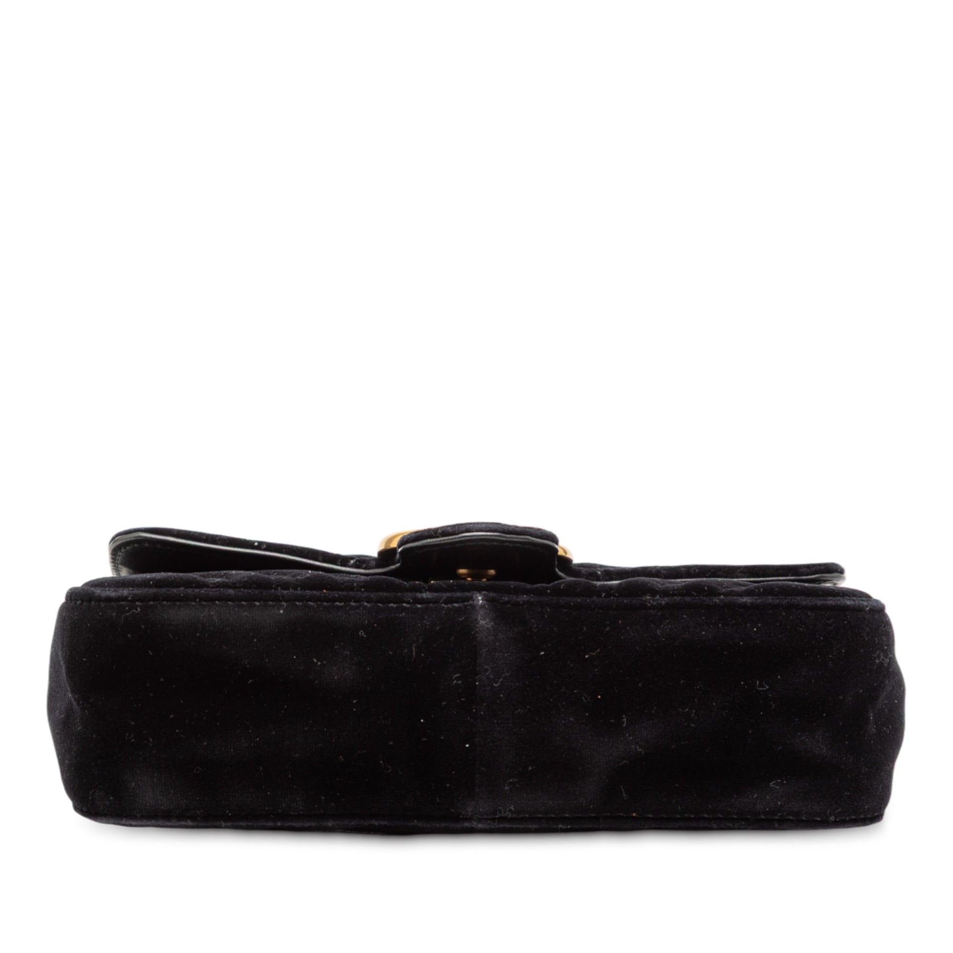 Gucci Small GG Marmont Matelasse Velvet Shoulder Bag