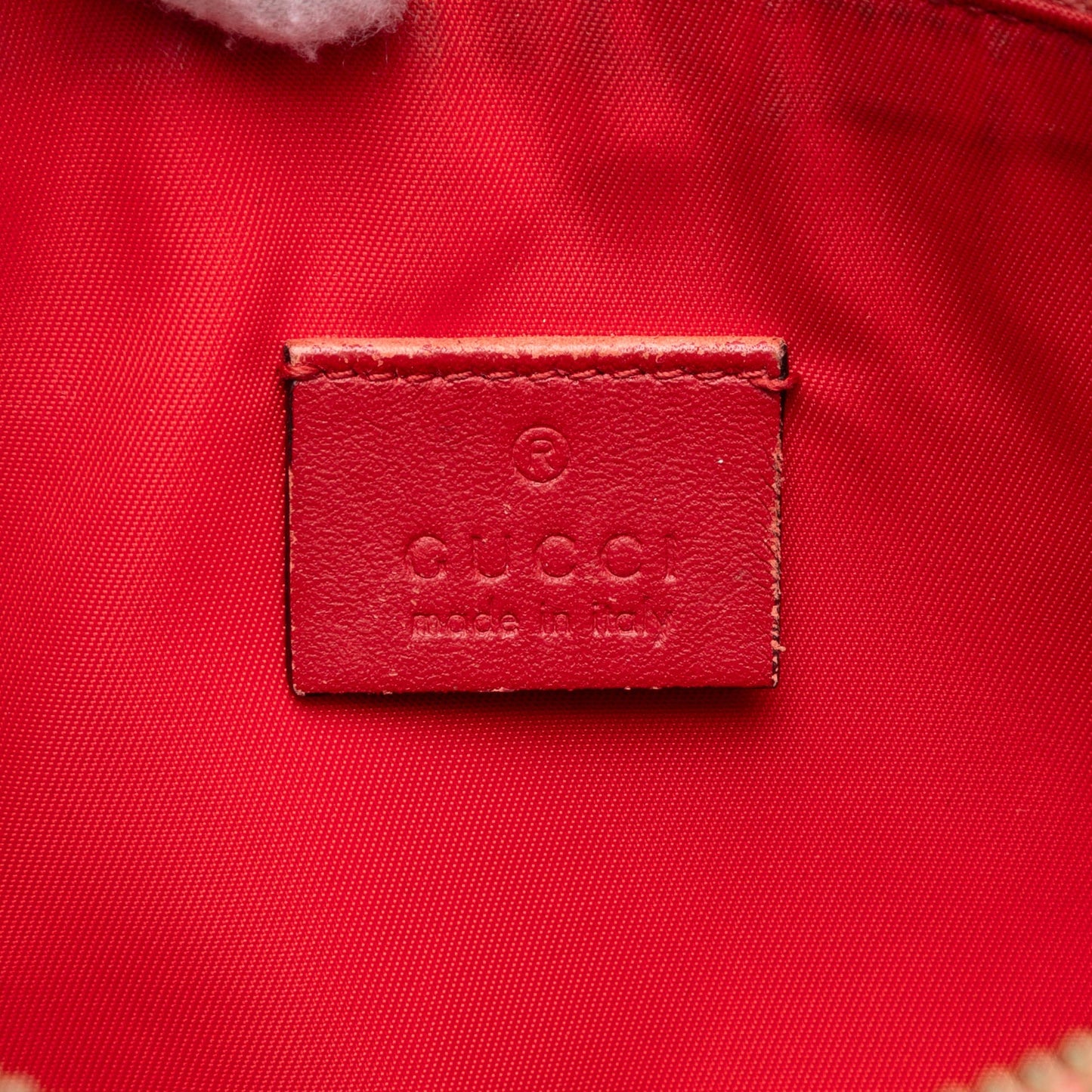 Gucci GG Supreme Face Embellished Wallet on Chain