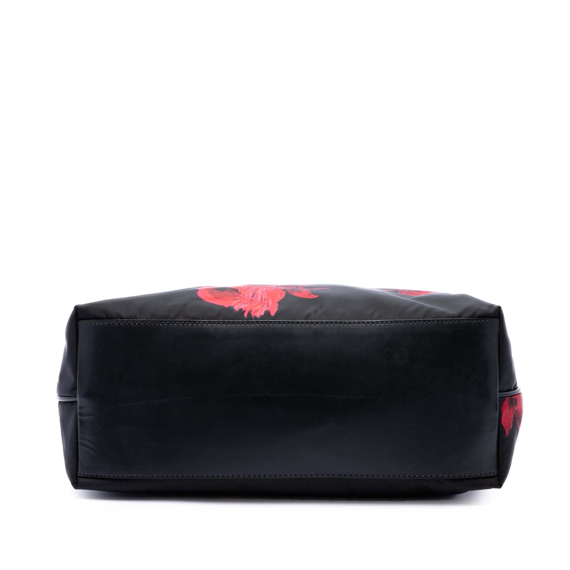 Prada Tessuto Stampato Rose Shoulder Bag