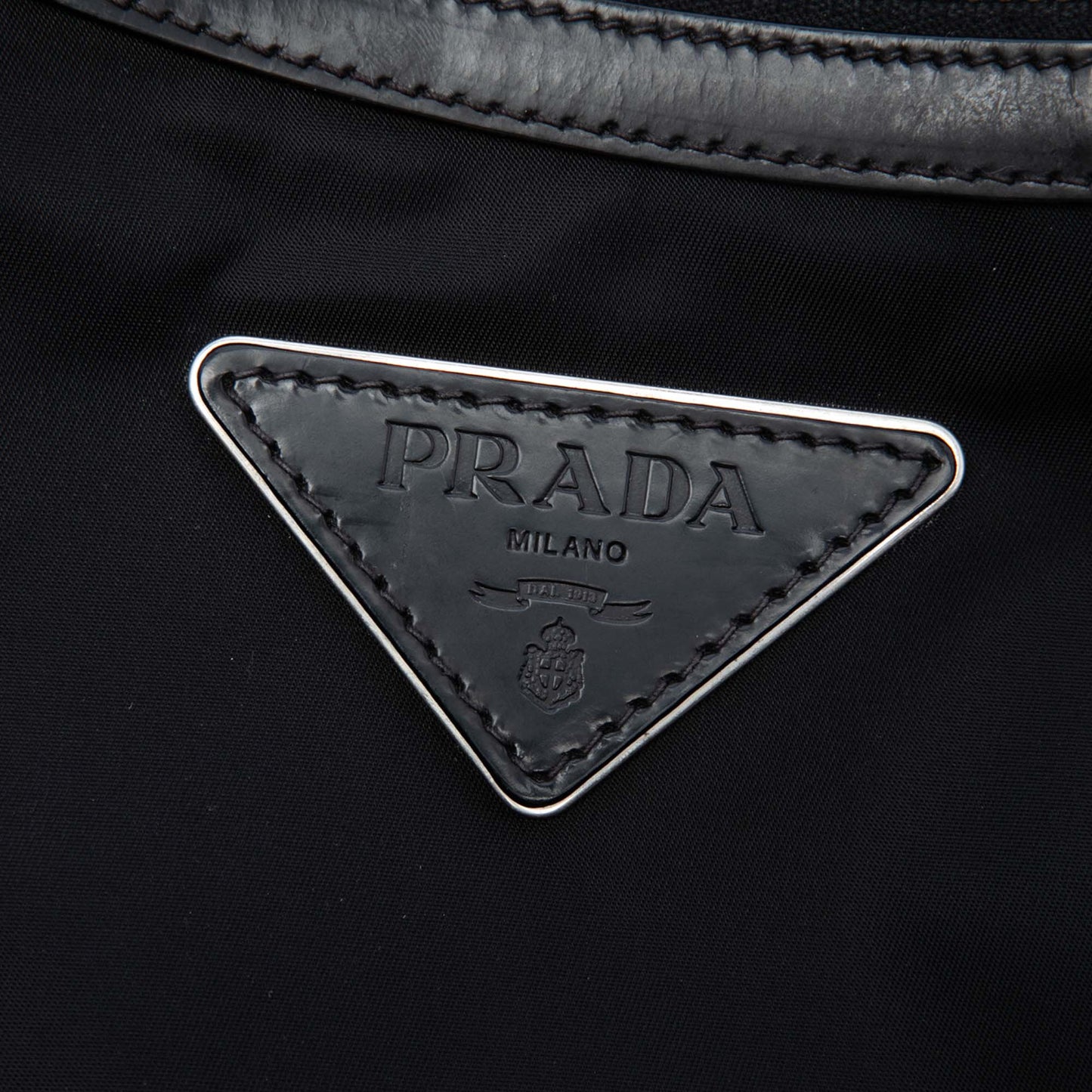 Prada Tessuto Stampato Rose Shoulder Bag