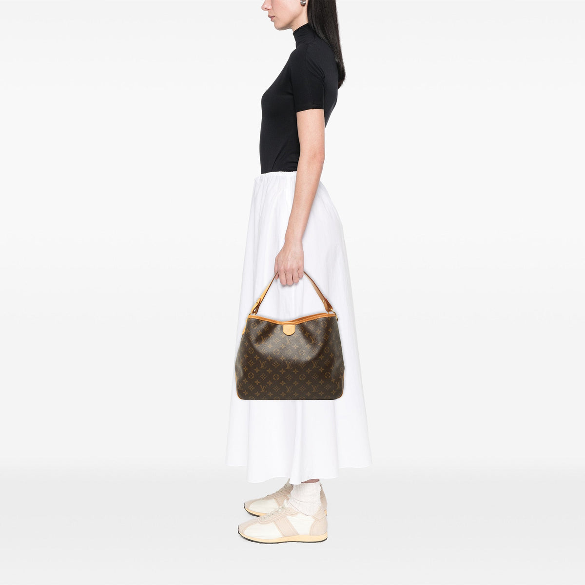 Louis Vuitton Monogram Delightful MM — Brown