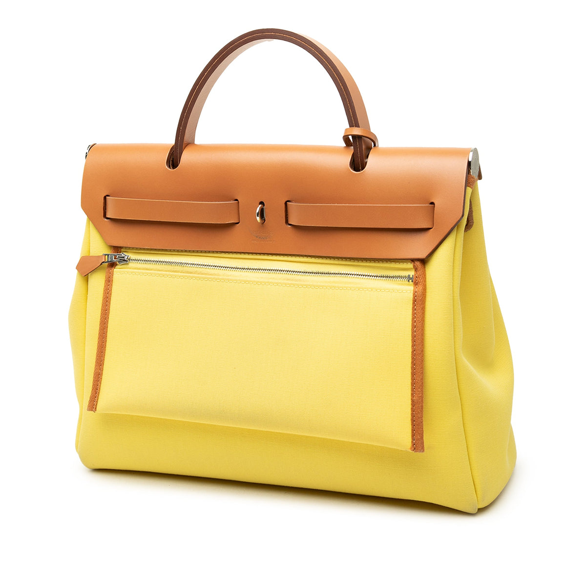 Hermès Toile Herbag Zip 31 — Yellow