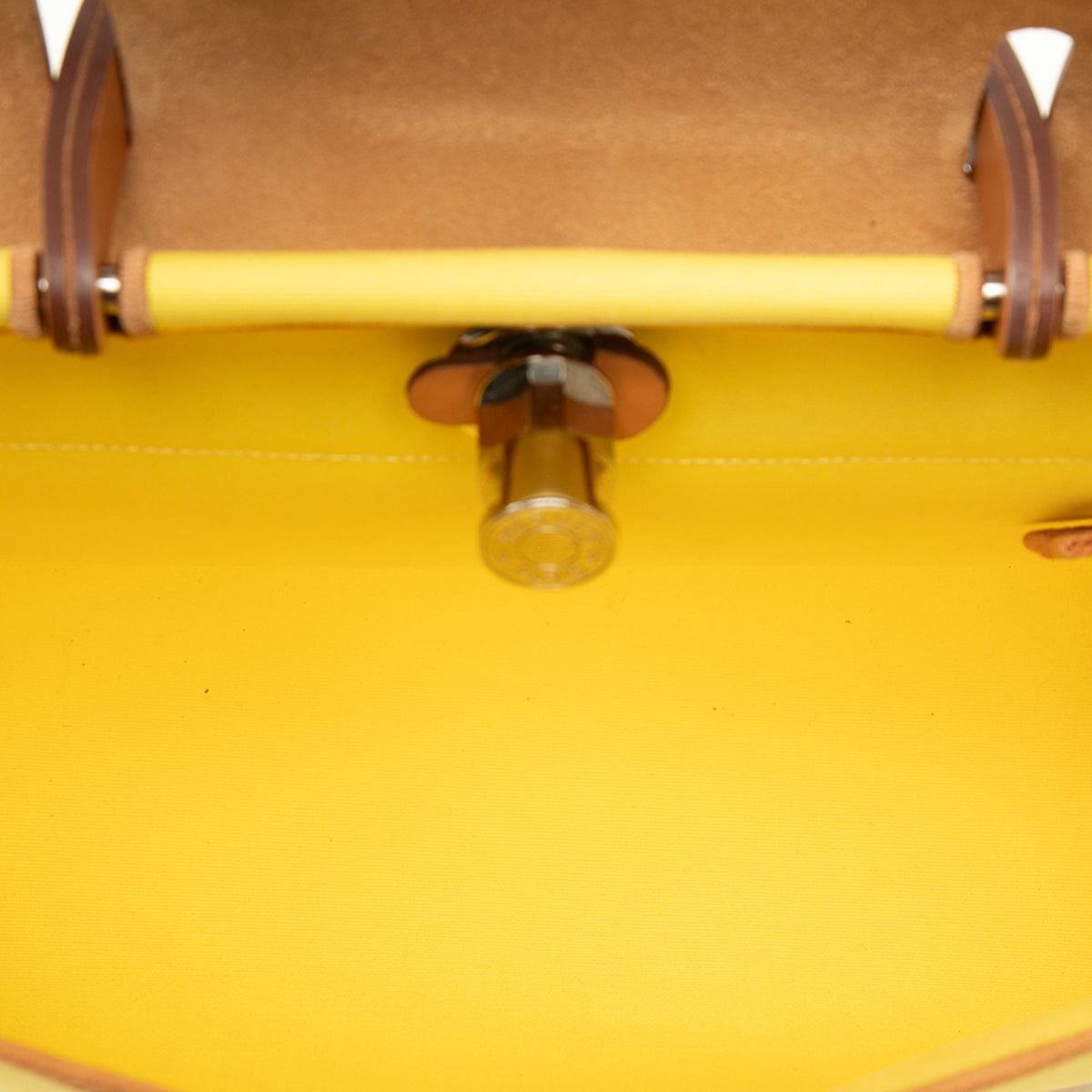 Hermès Toile Herbag Zip 31 — Yellow