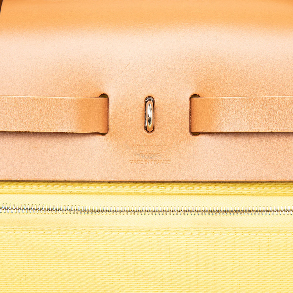 Hermès Toile Herbag Zip 31 — Yellow