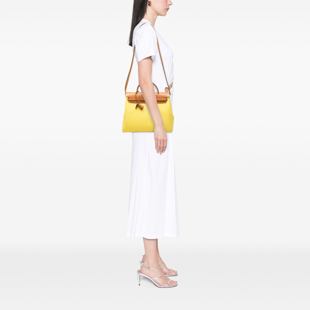 Hermès Toile Herbag Zip 31 — Yellow