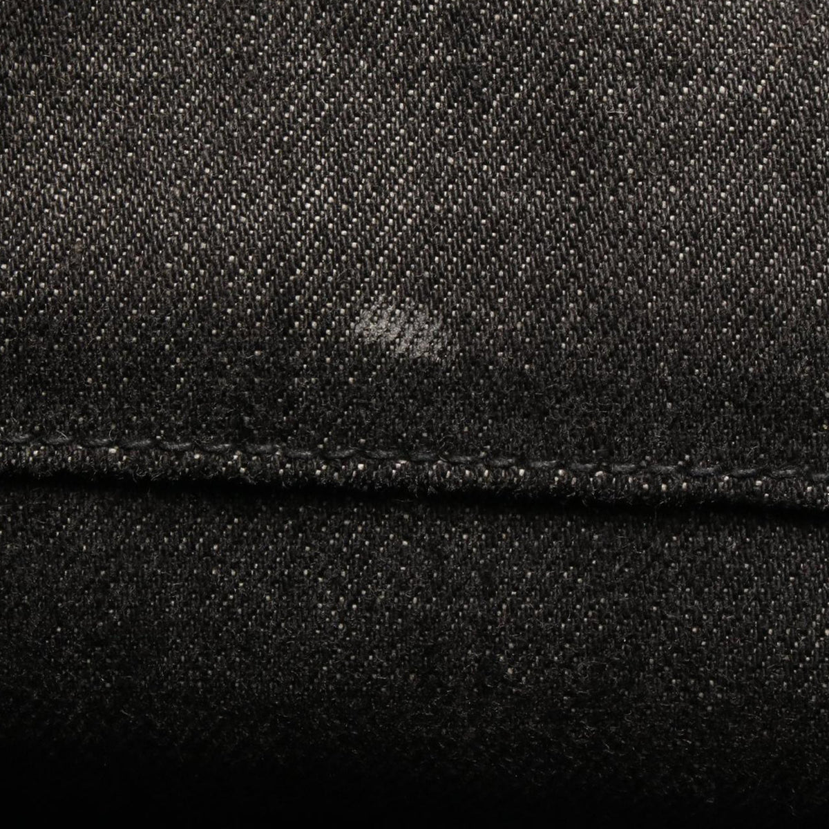 Prada Denim Canapa Logo Tote — Black