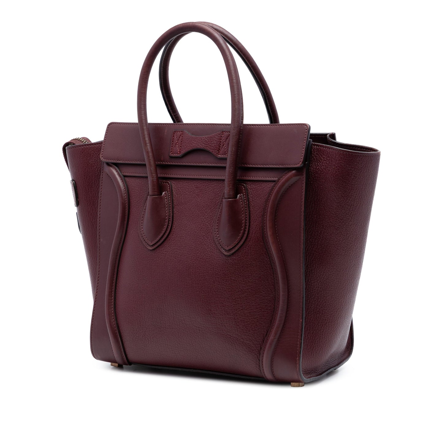 Celine Micro Smooth Calfskin and Goatskin Luggage Tote