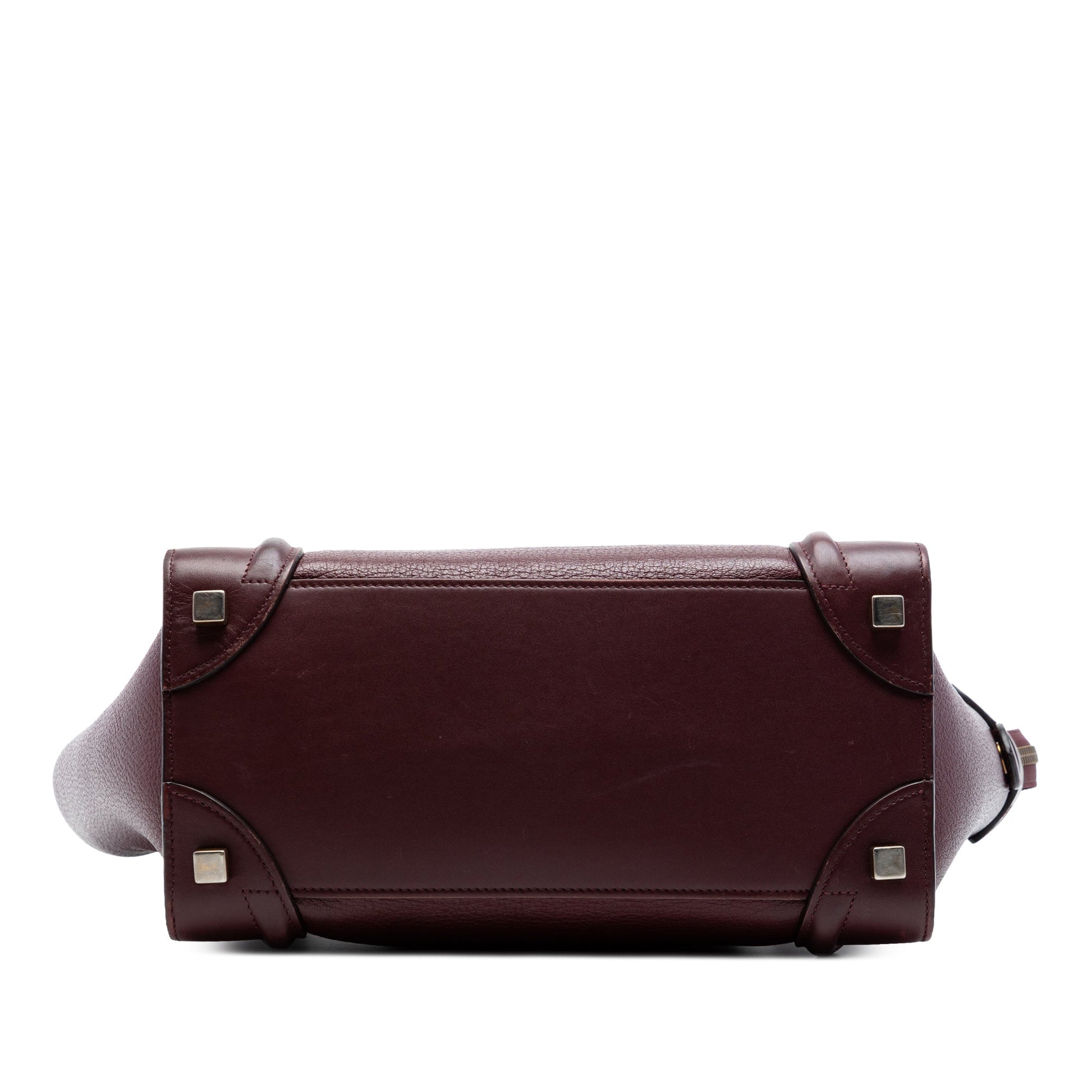 Celine Micro Smooth Calfskin and Goatskin Luggage Tote
