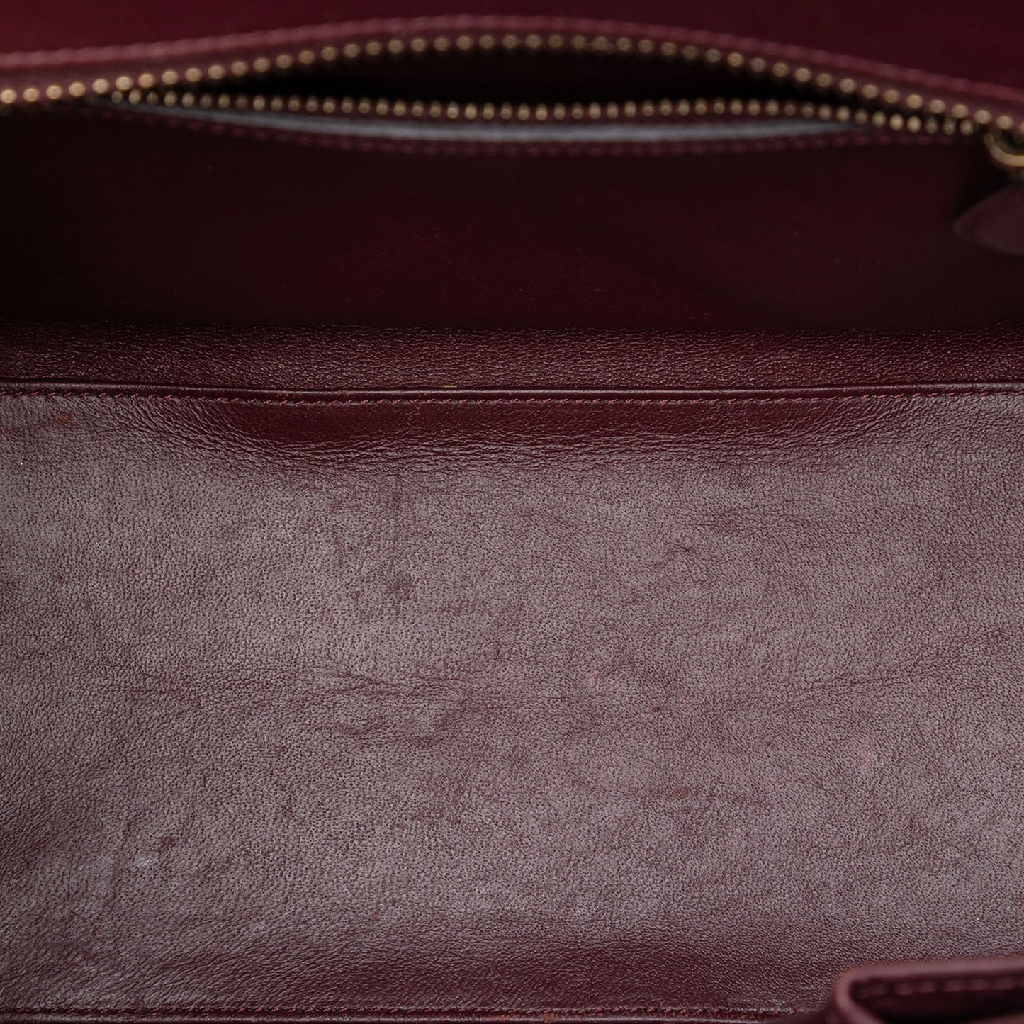 Celine Micro Smooth Calfskin and Goatskin Luggage Tote