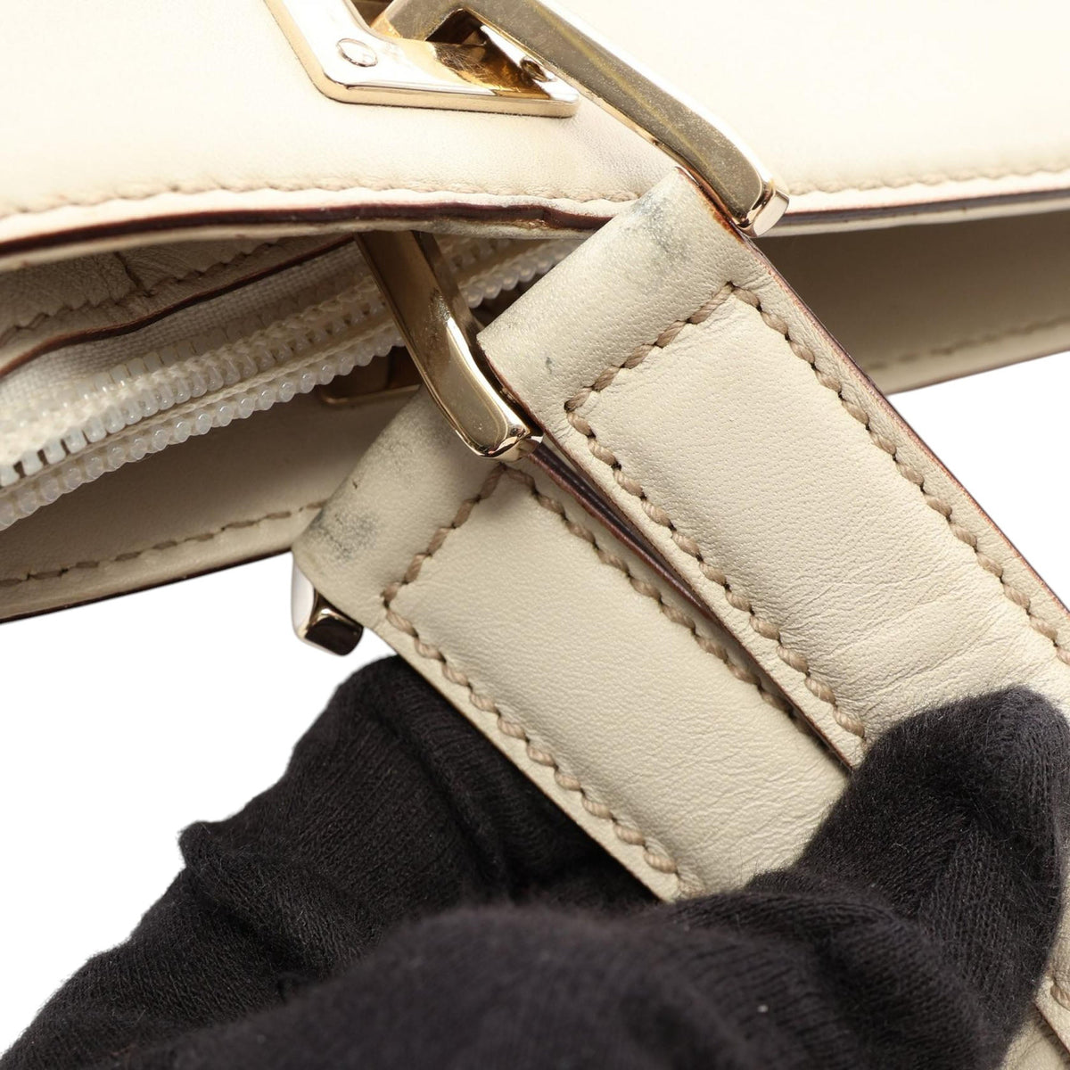 Gucci Mini Guccissima Punch Tote — White