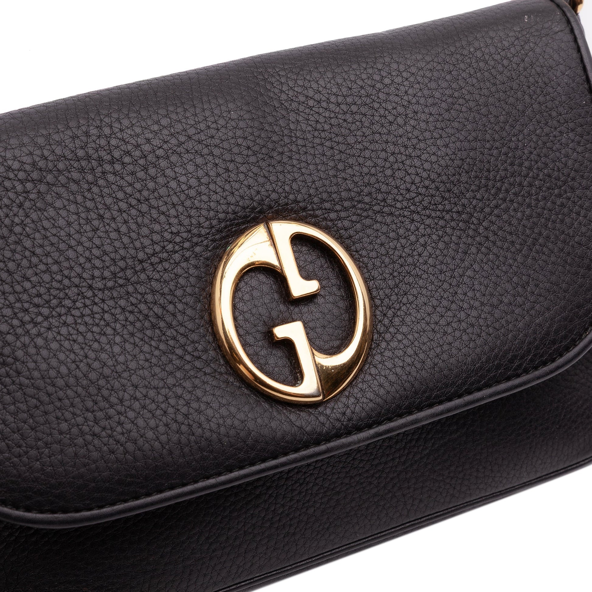 Gucci Medium Leather 1973 Chain Shoulder Bag