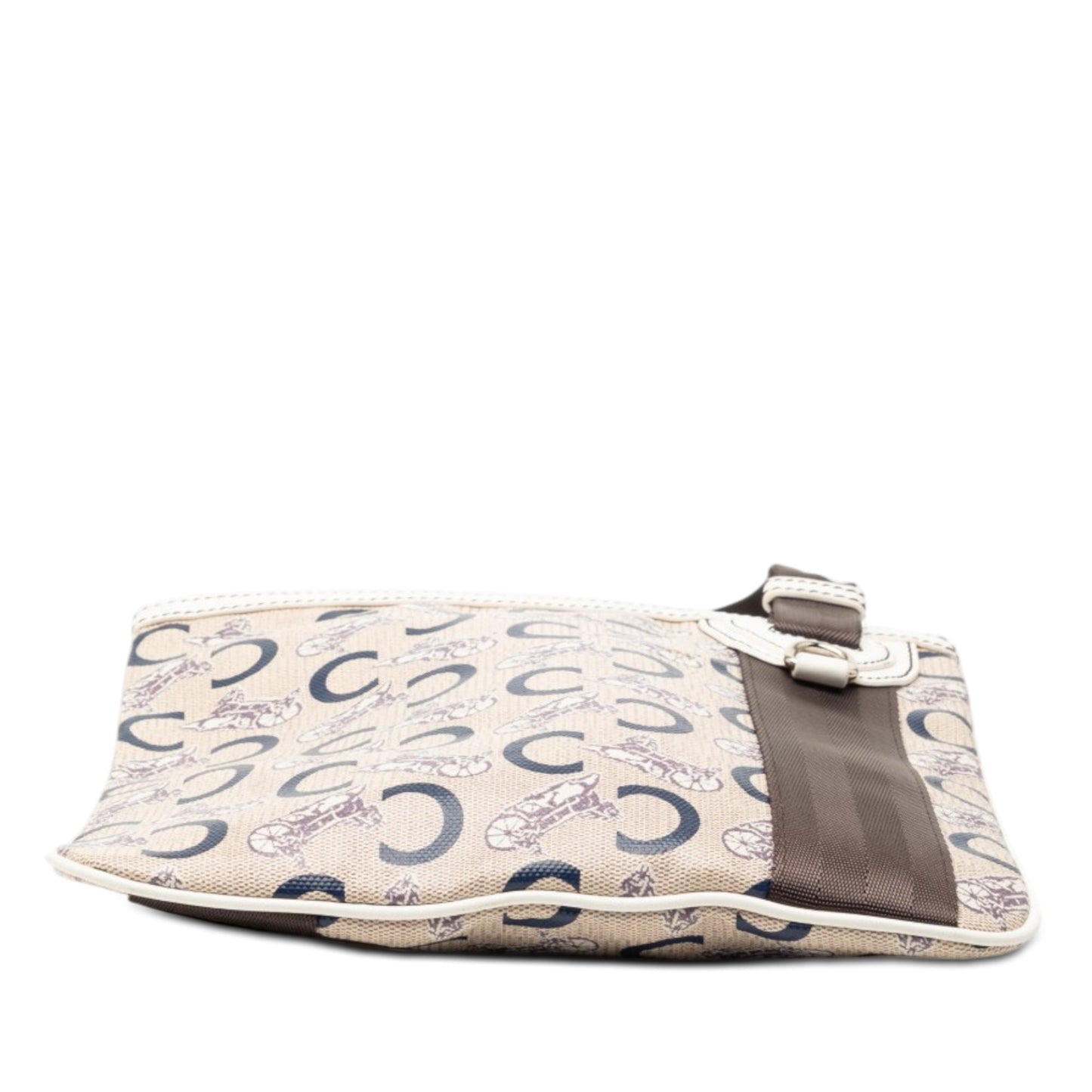 Celine C Carriage Coated Canvas Crossbody