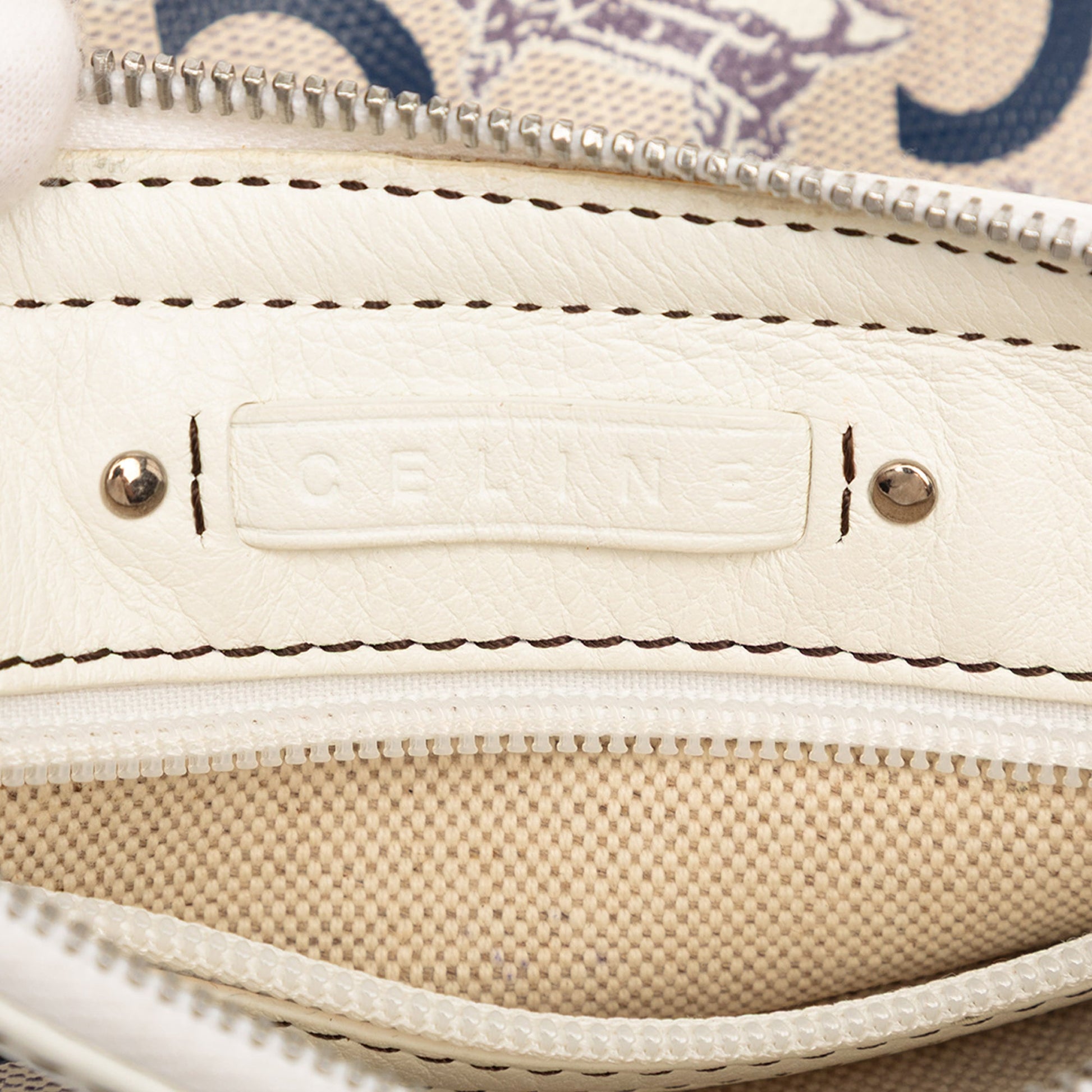 Celine C Carriage Coated Canvas Crossbody