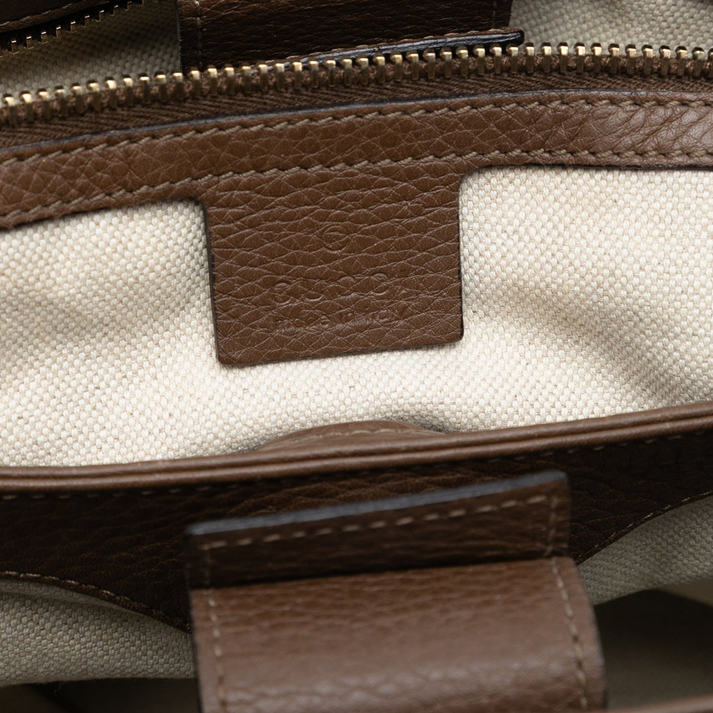 Gucci Small Calfskin Bamboo Shopper Satchel