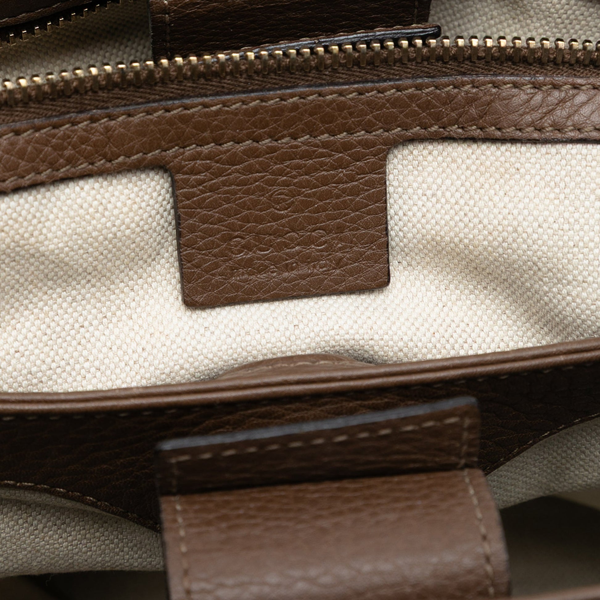 Gucci Small Calfskin Bamboo Shopper Satchel