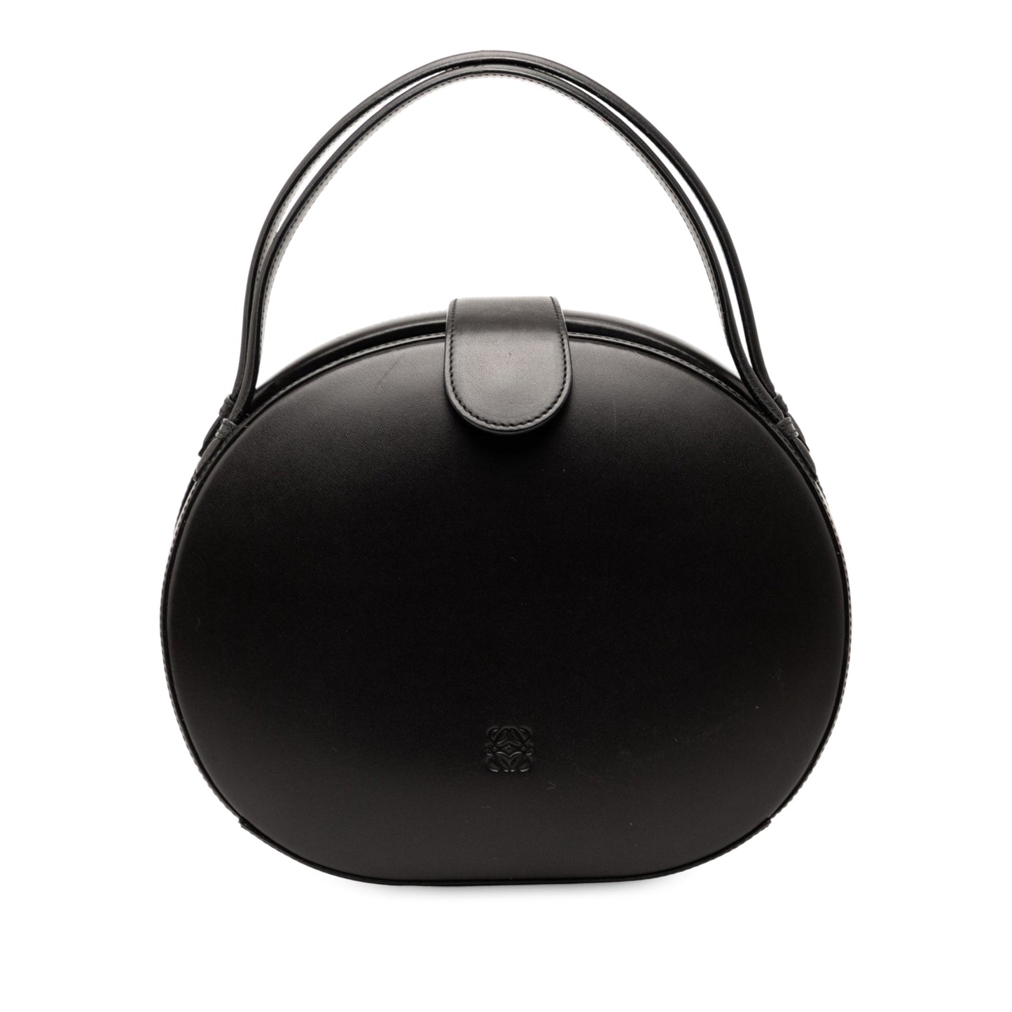 LOEWE Leather Anagram Round Handbag