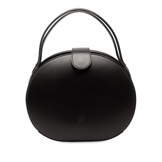 LOEWE Leather Anagram Round Handbag