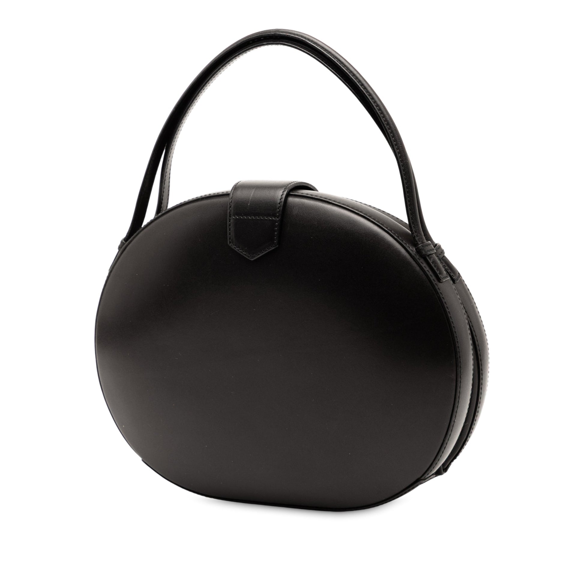 LOEWE Leather Anagram Round Handbag