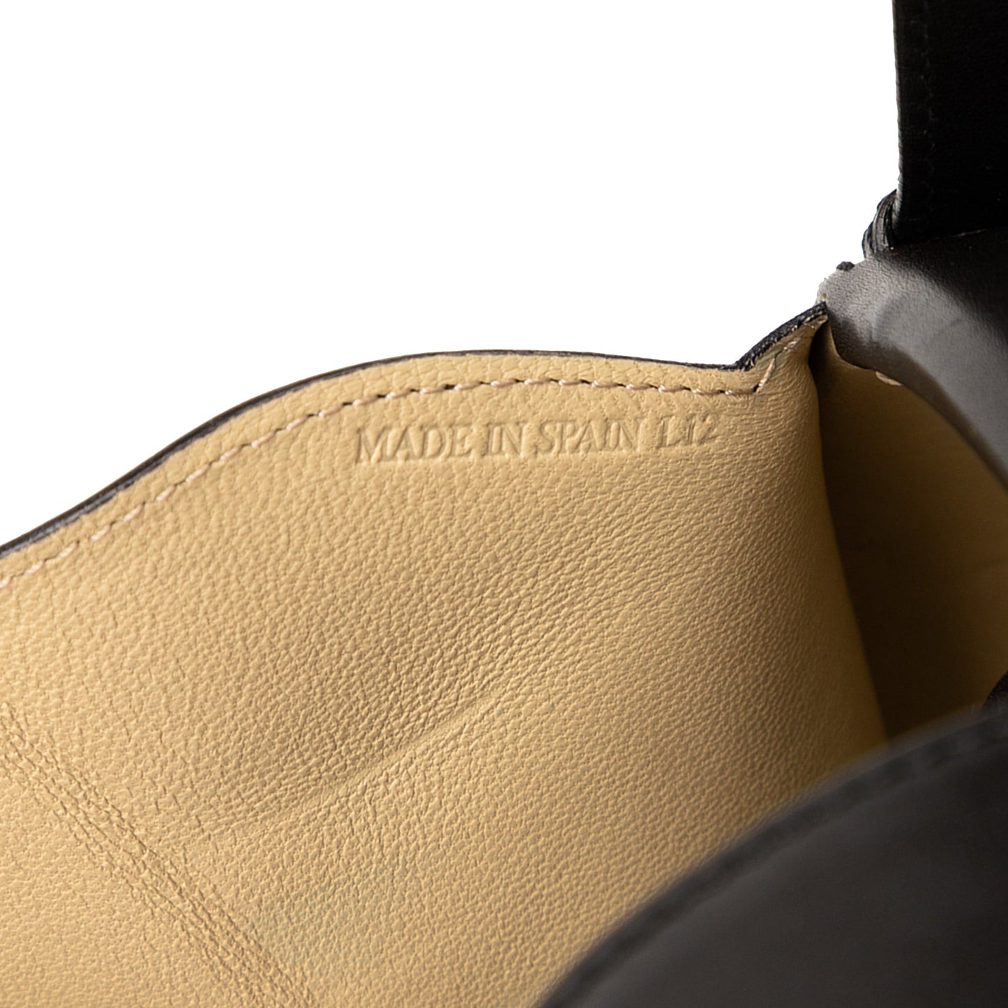 LOEWE Leather Anagram Round Handbag