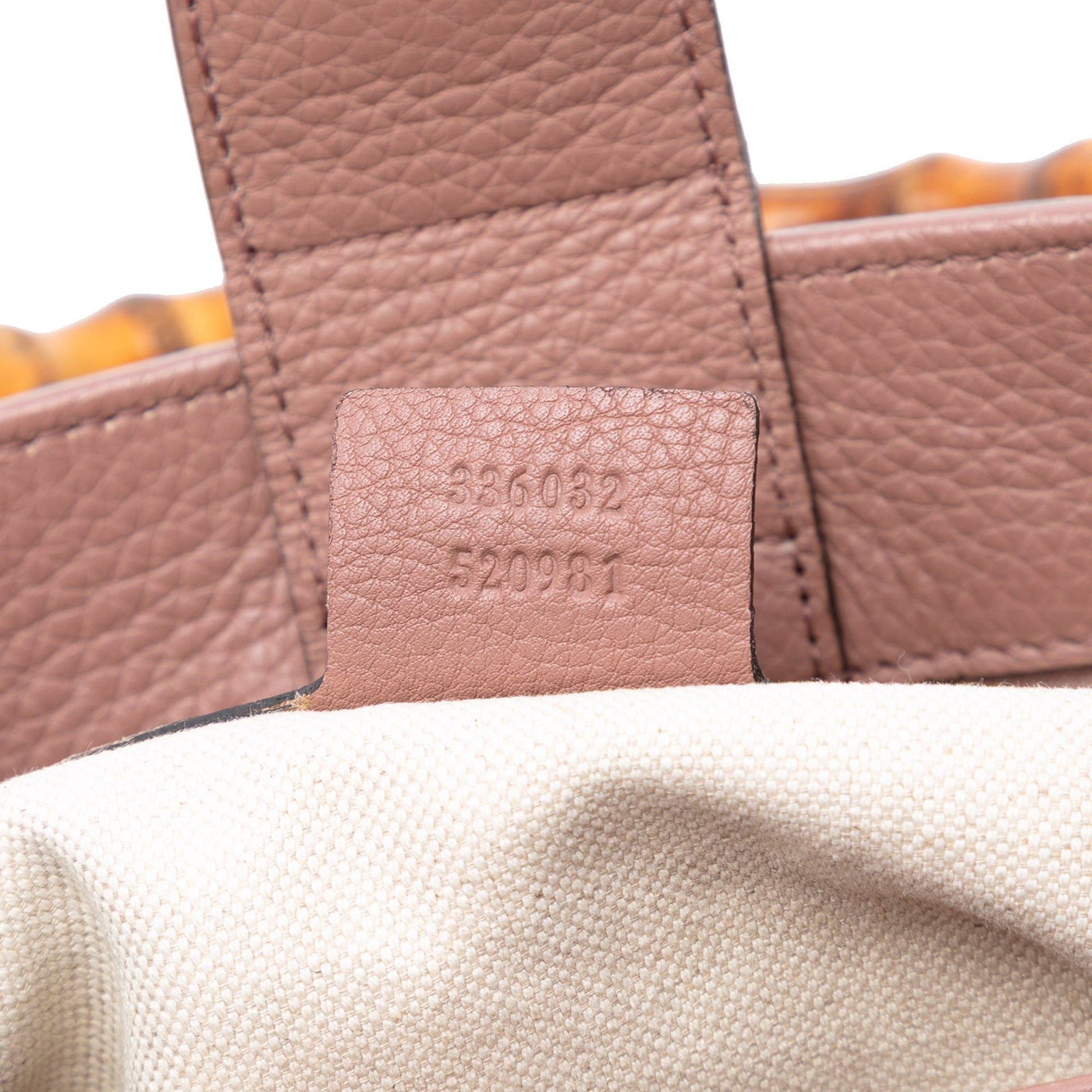 Gucci Small Calfskin Bamboo Shopper Satchel