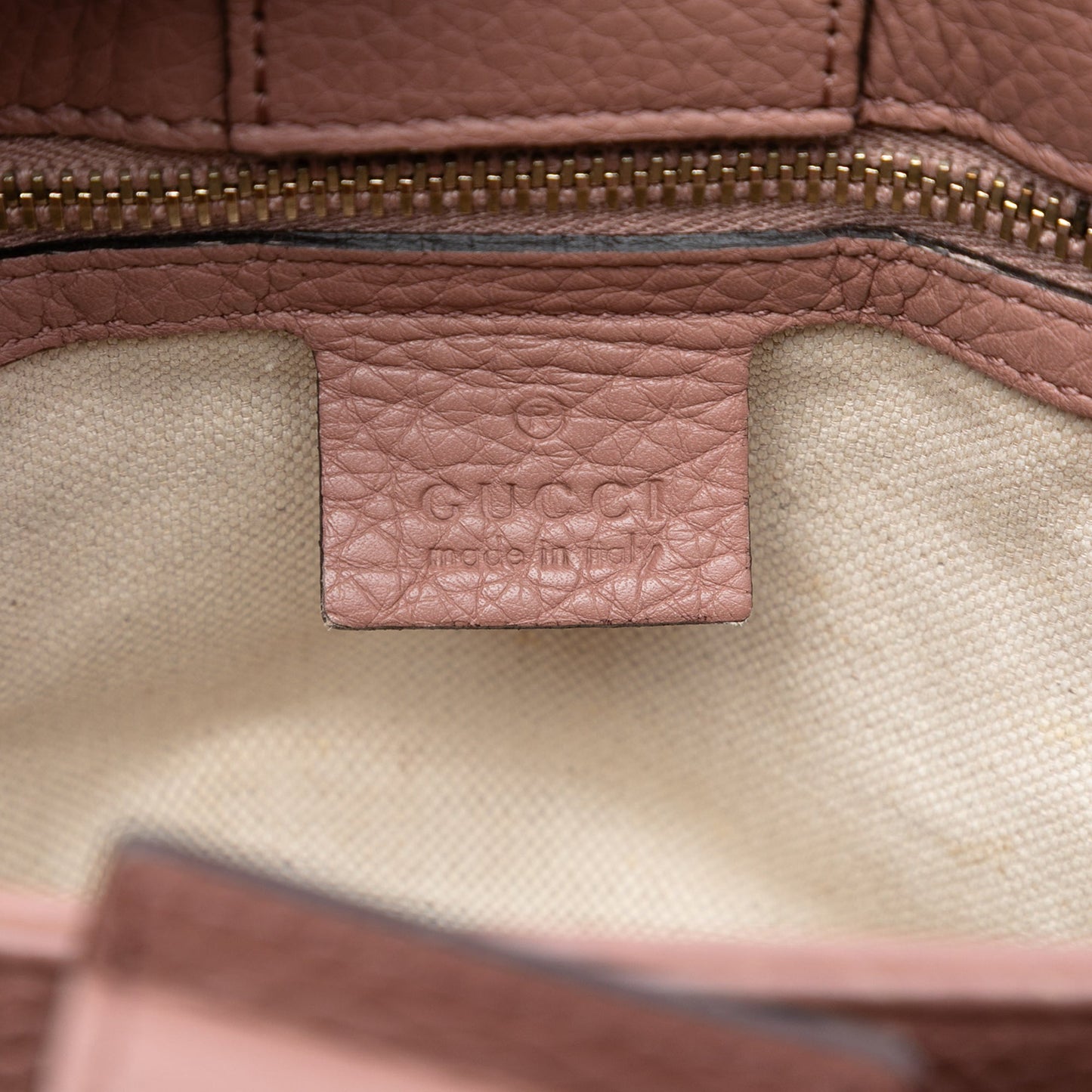 Gucci Small Calfskin Bamboo Shopper Satchel