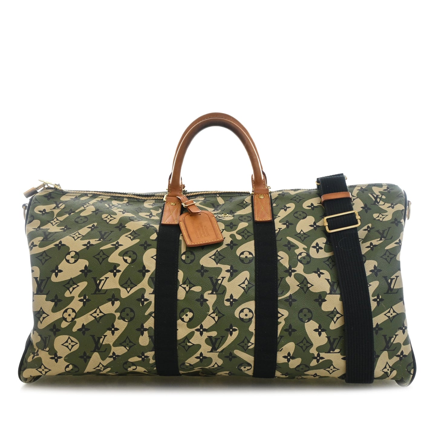 Louis Vuitton Takashi Murakami Monogramouflage Keepall Bandouliere 55