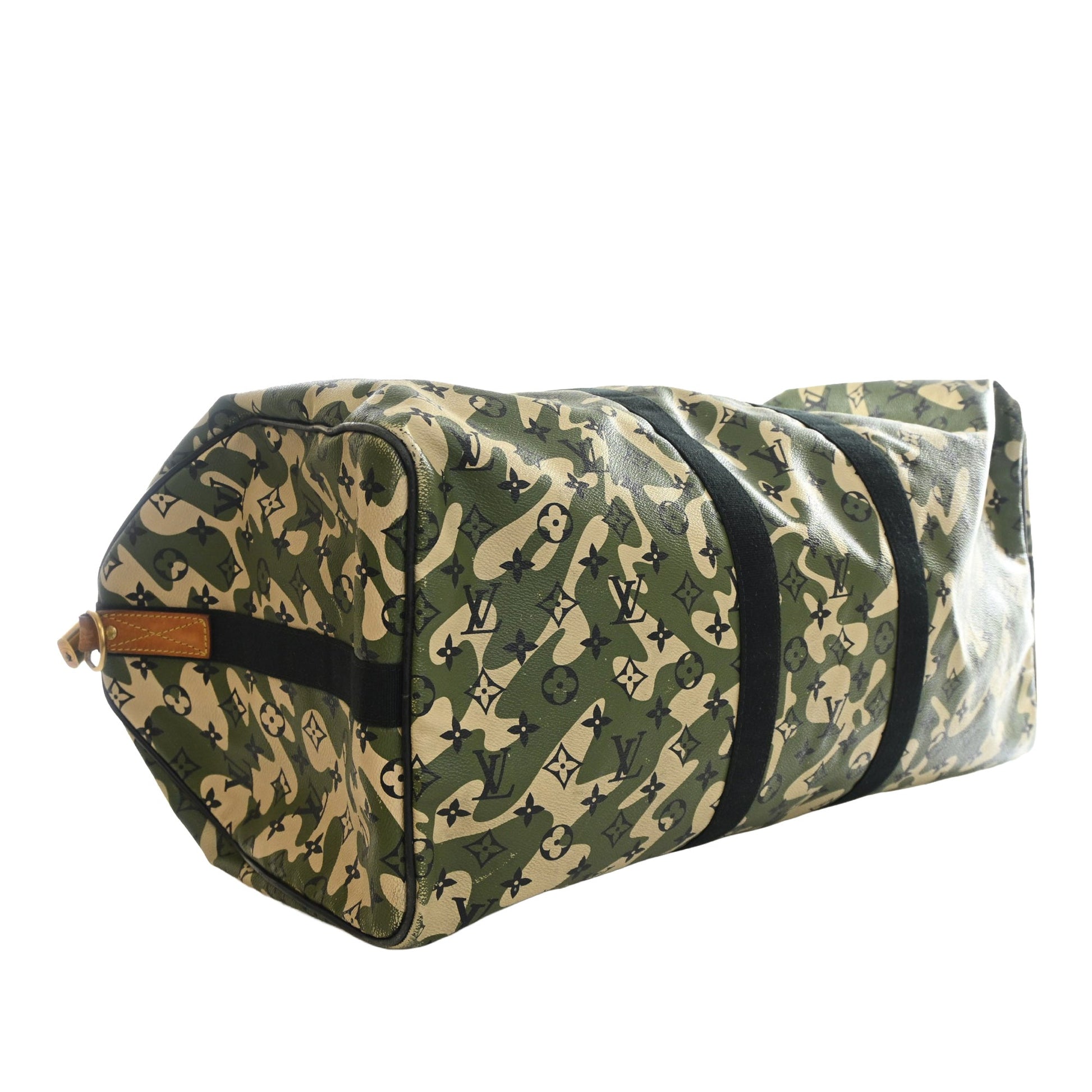 Louis Vuitton Takashi Murakami Monogramouflage Keepall Bandouliere 55