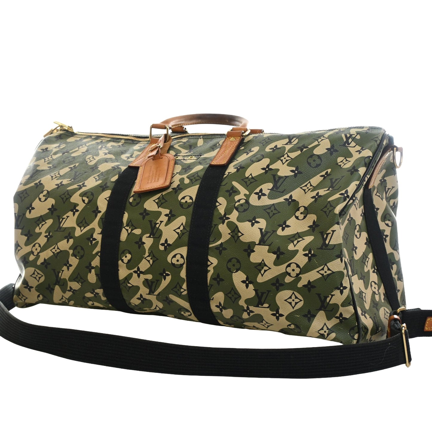 Louis Vuitton Takashi Murakami Monogramouflage Keepall Bandouliere 55