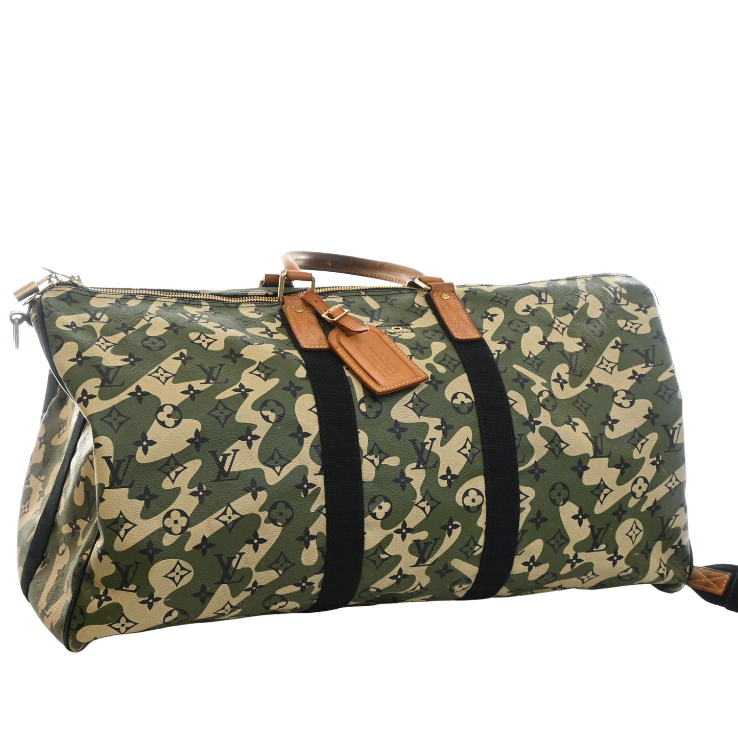 Louis Vuitton Takashi Murakami Monogramouflage Keepall Bandouliere 55