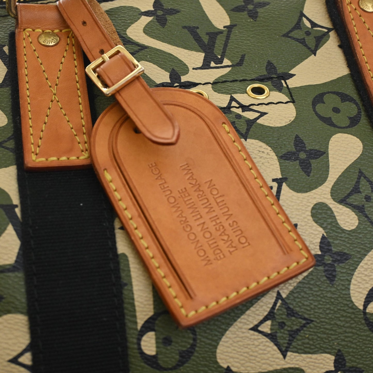 Louis Vuitton Takashi Murakami Monogramouflage Keepall Bandouliere 55