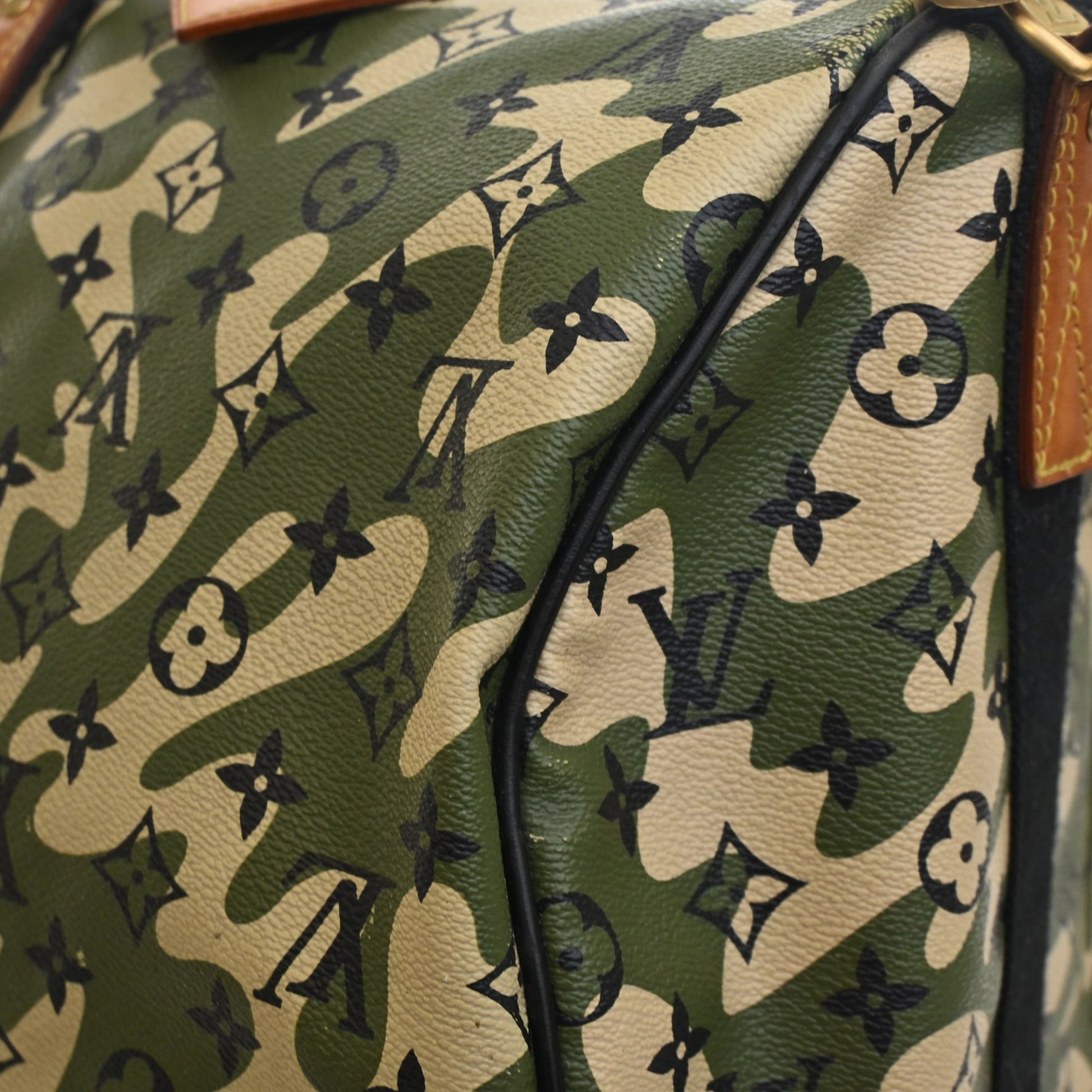 Louis Vuitton Takashi Murakami Monogramouflage Keepall Bandouliere 55